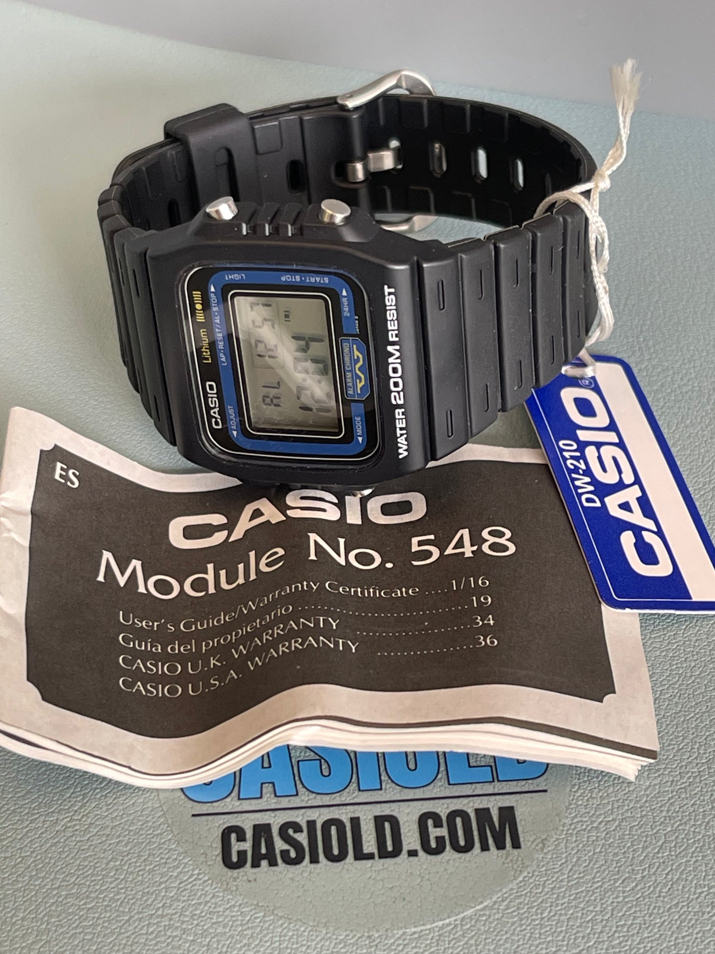 1984 Casio DW-210 Japan with box and tag