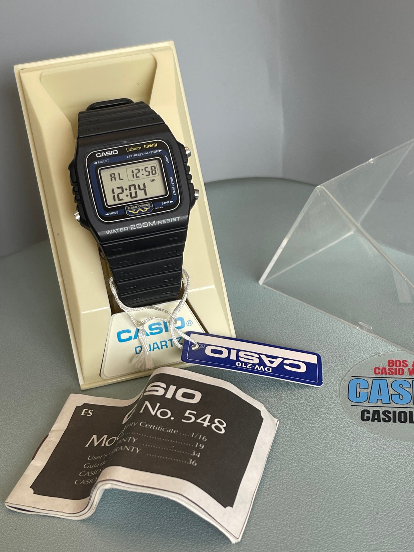 1984 Casio DW-210 Japan with box and tag