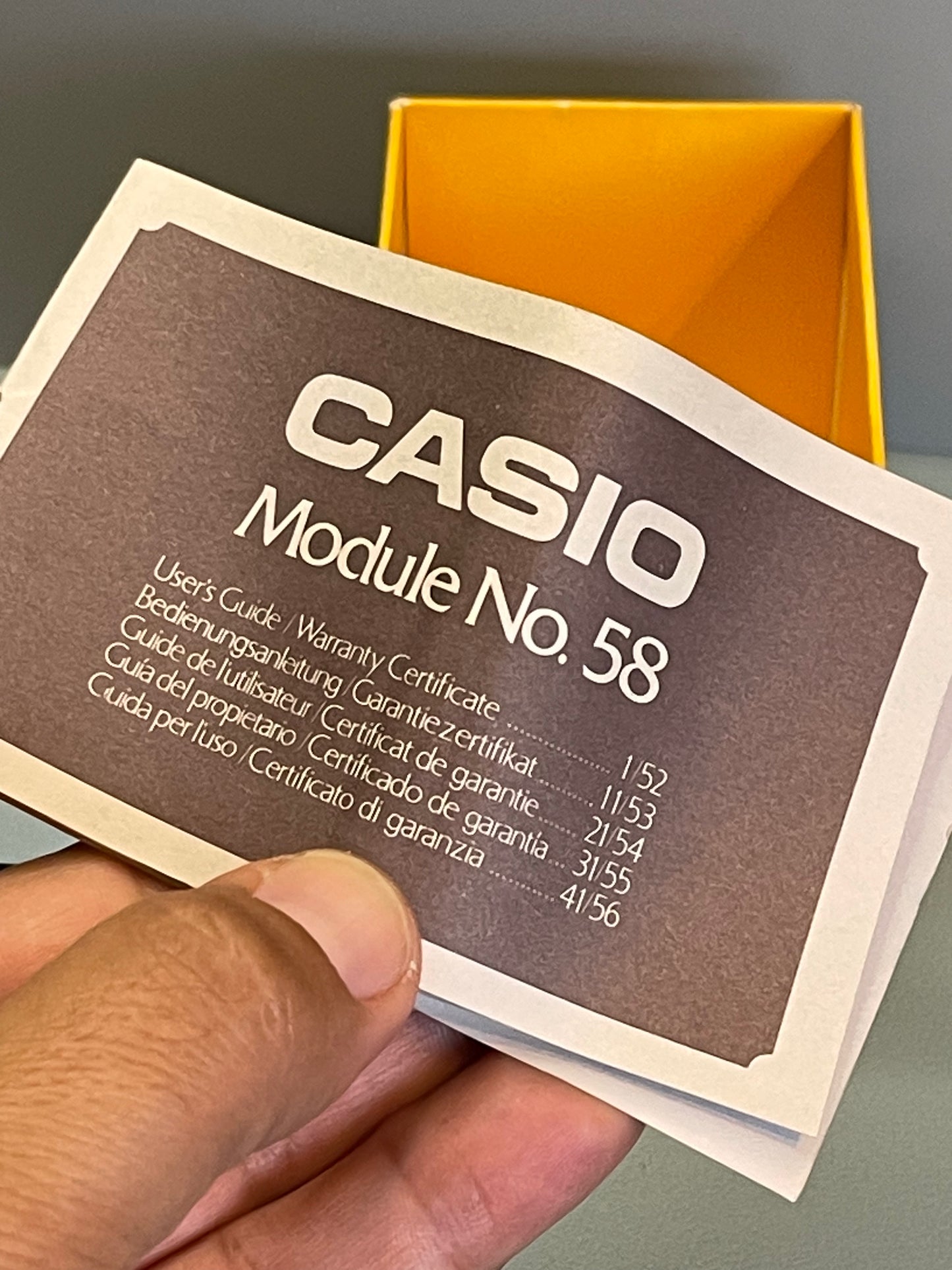 1979 Casio F-8 New Old Stock
