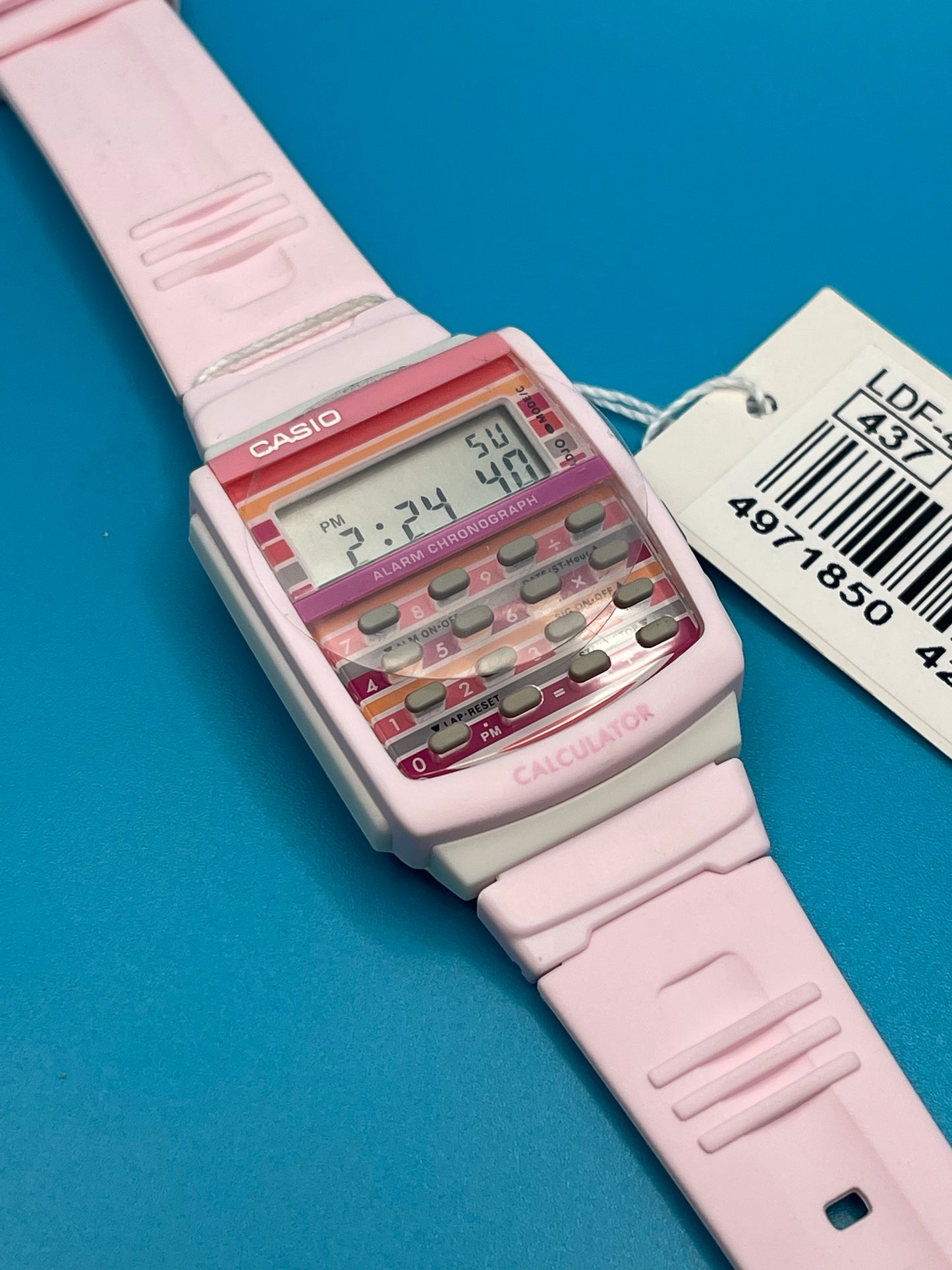 1996 Casio LDF-40 pink