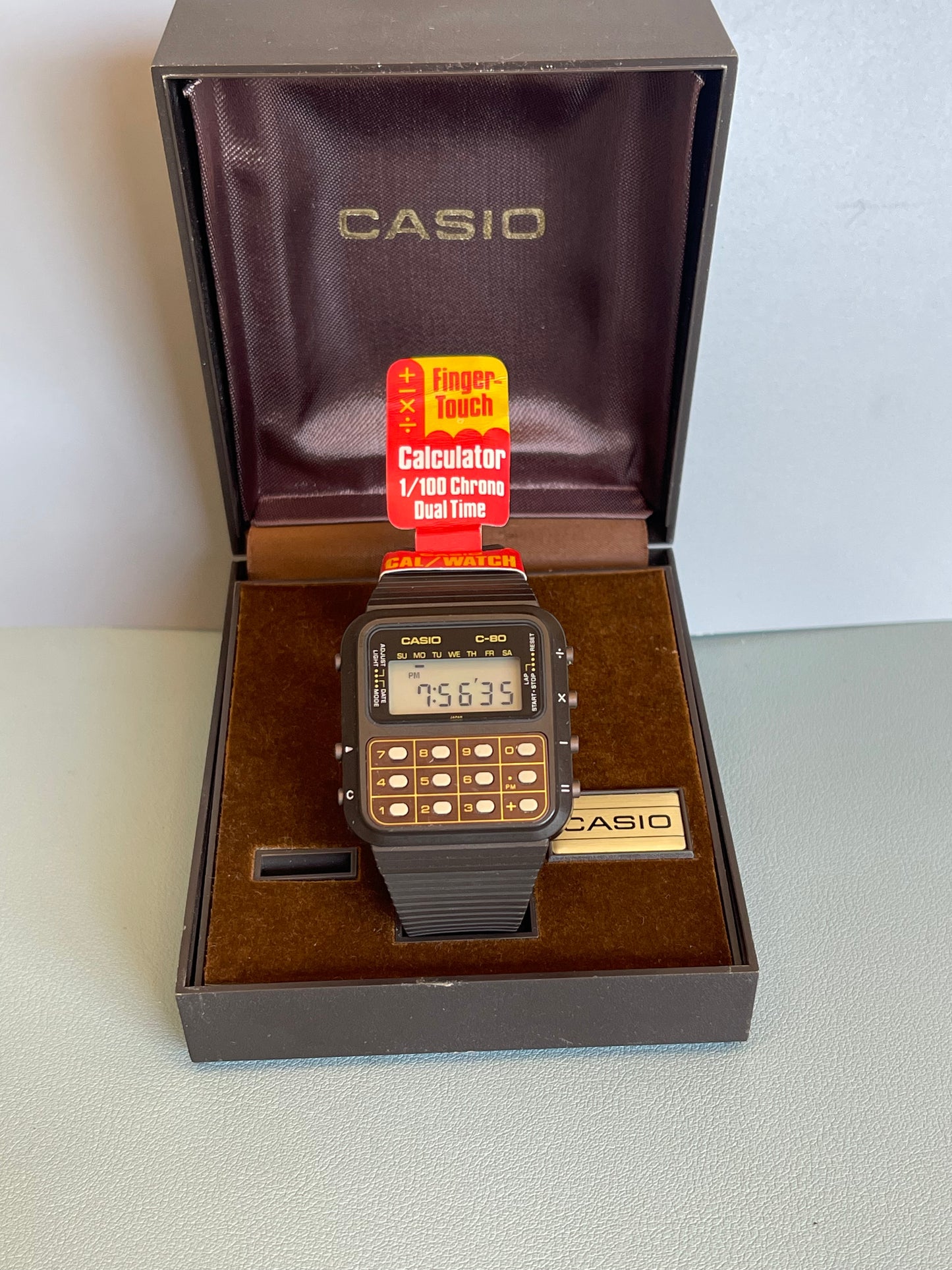 1980 Casio C-80 The rare Brown version