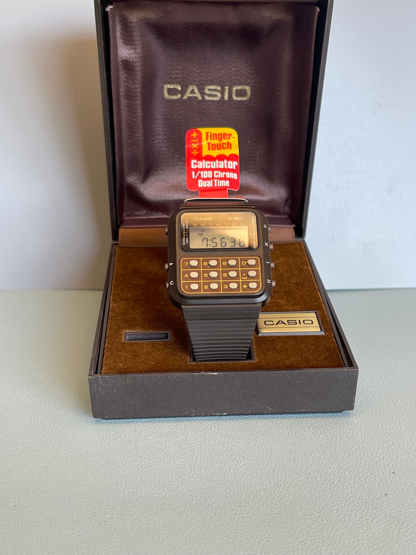 1980 Casio C-80 The rare Brown version