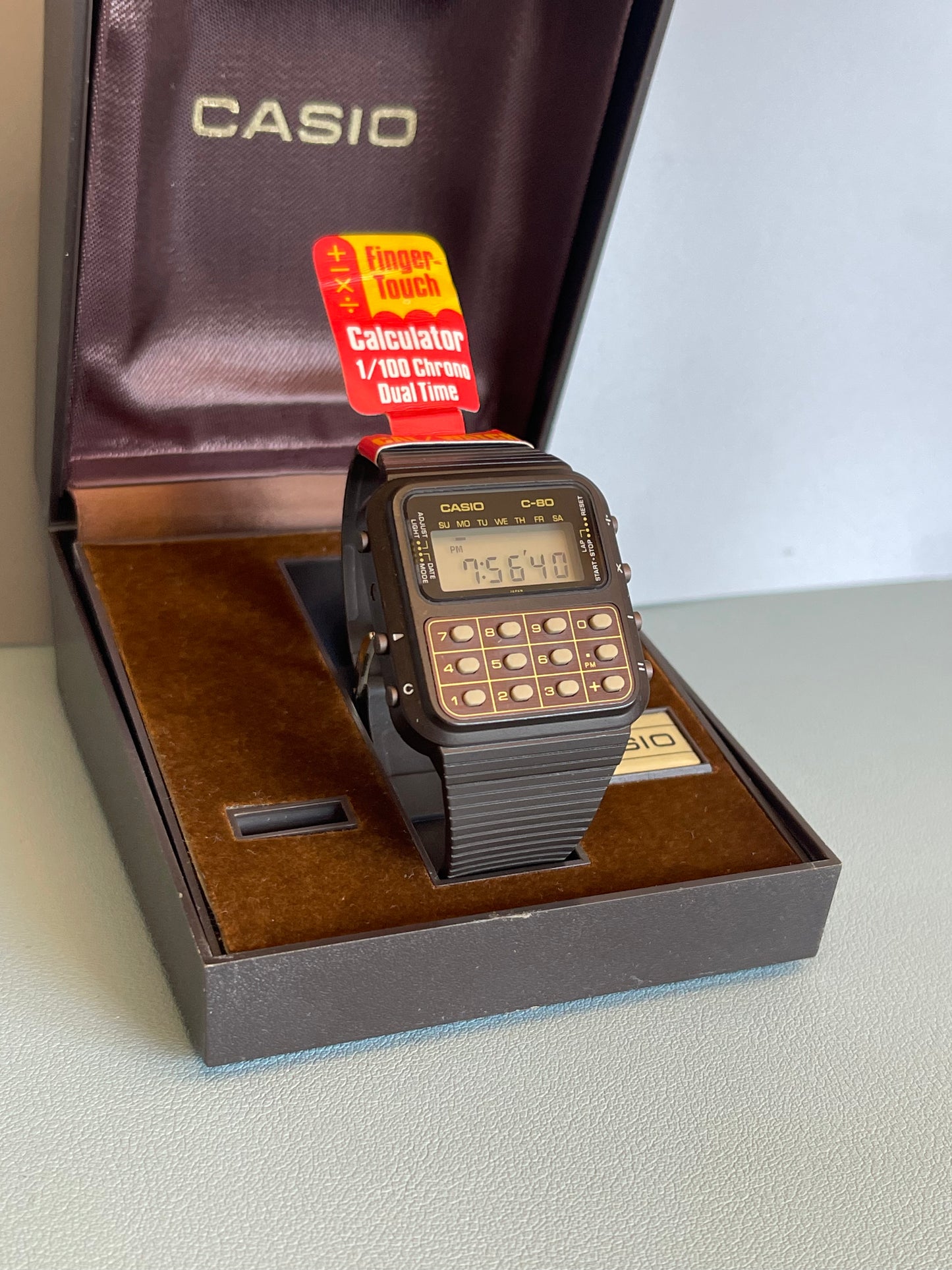1980 Casio C-80 The rare Brown version