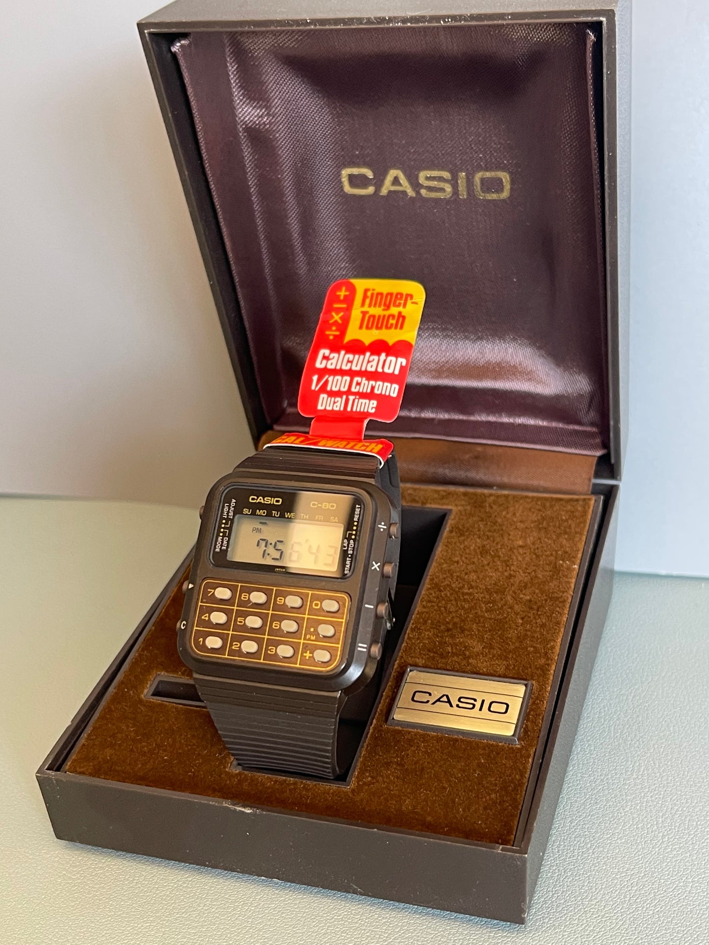 1980 Casio C-80 The rare Brown version