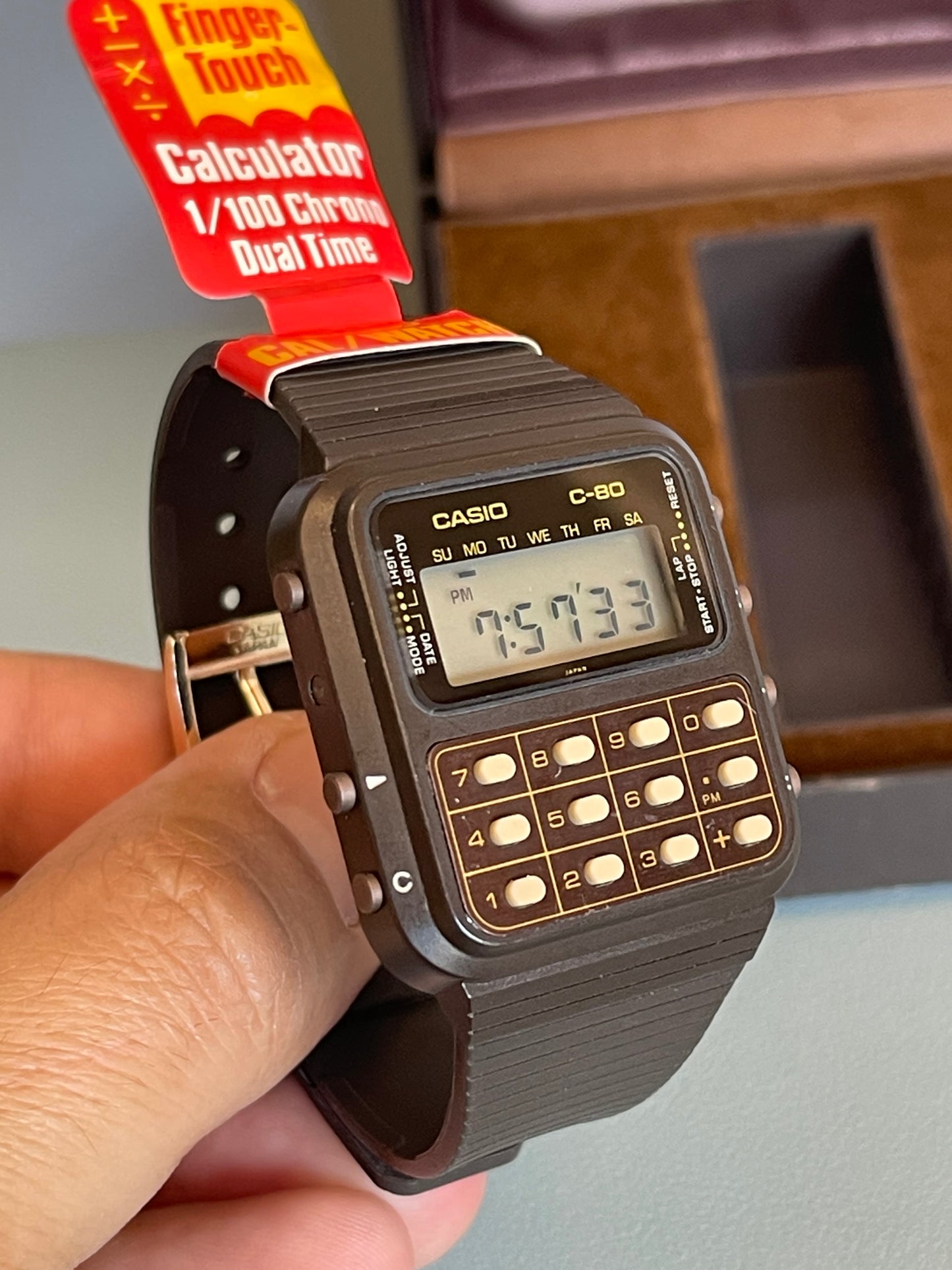 1980 Casio C-80 The rare Brown version