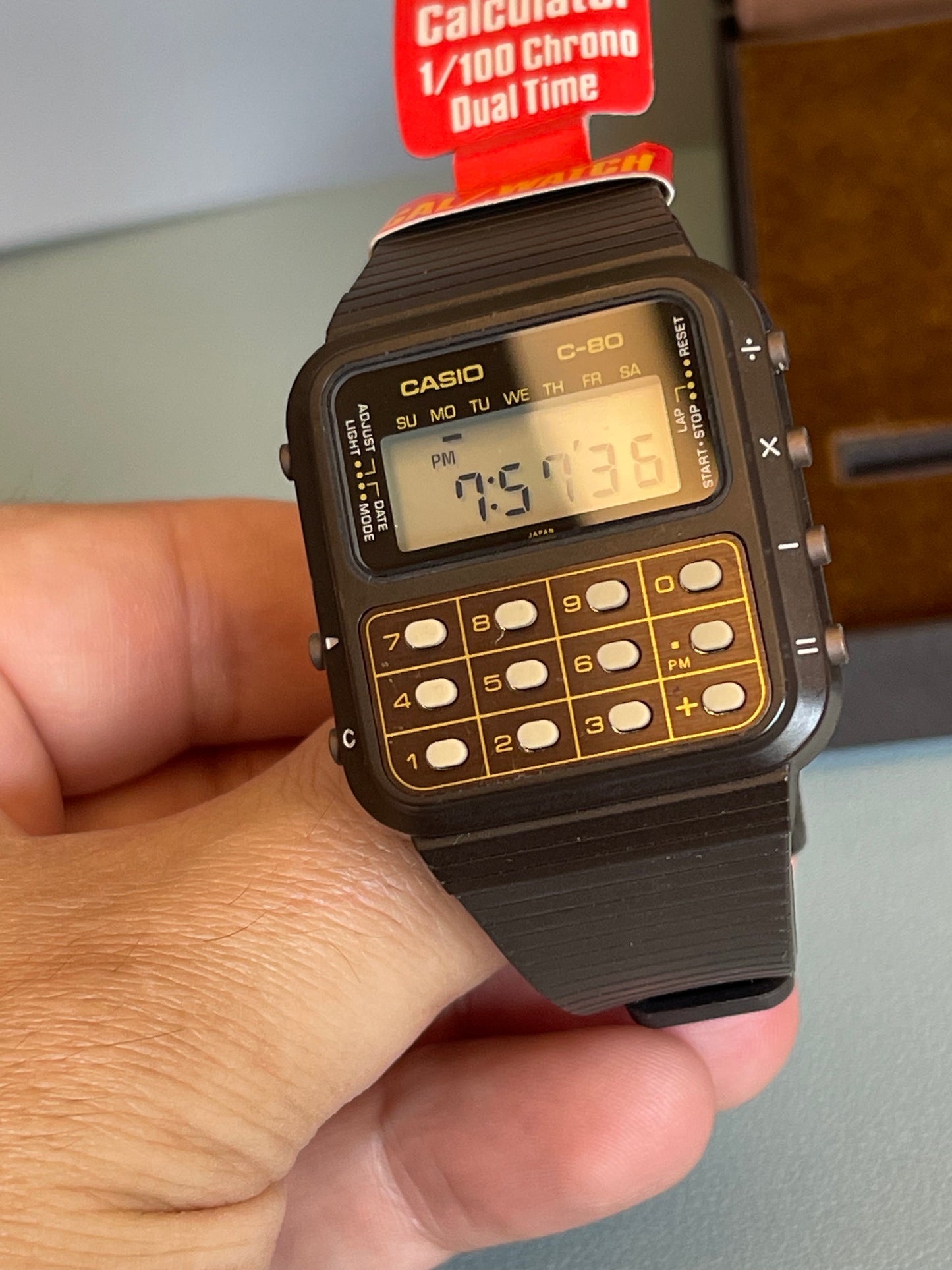 1980 Casio C-80 The rare Brown version
