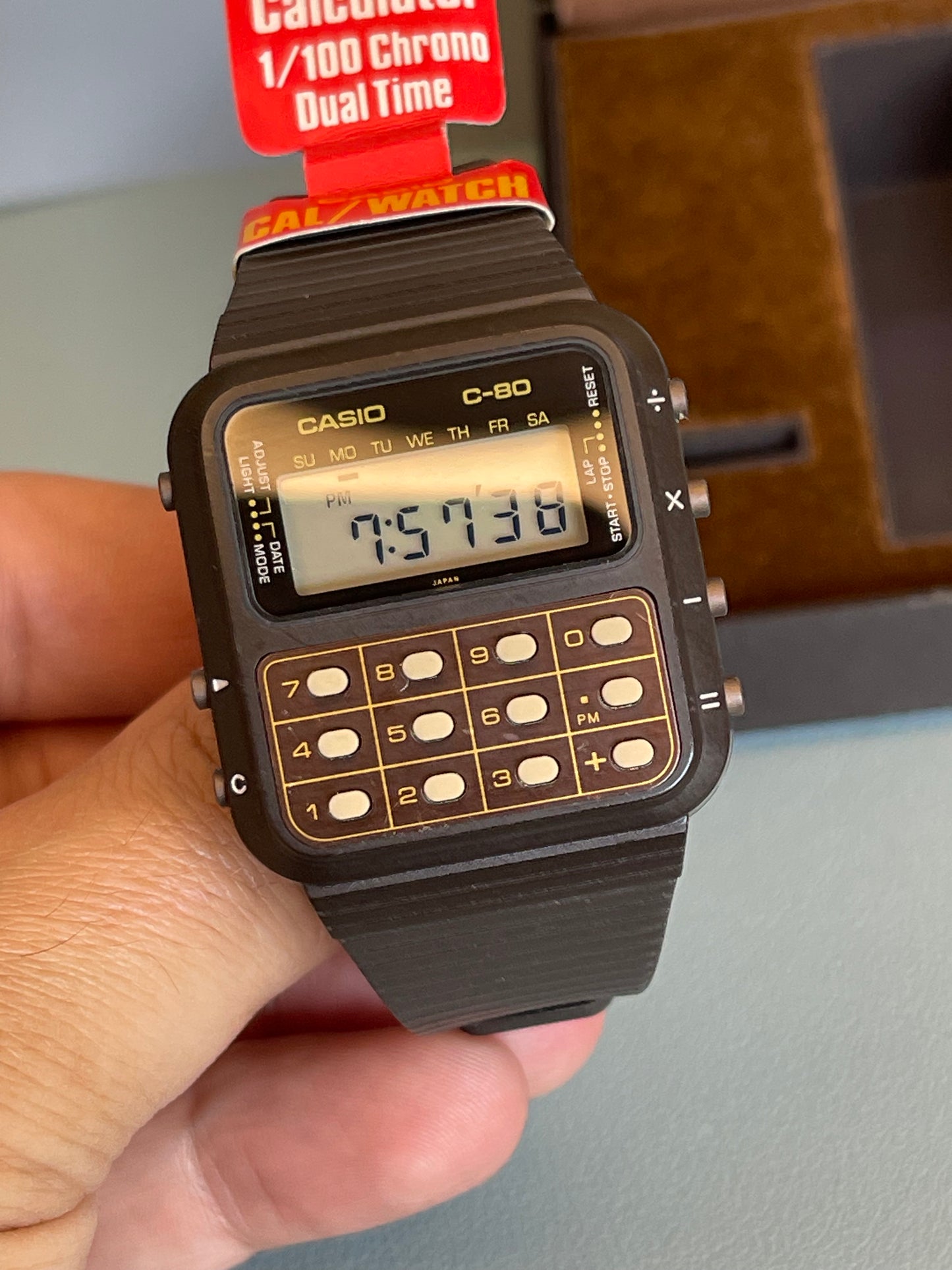 1980 Casio C-80 The rare Brown version