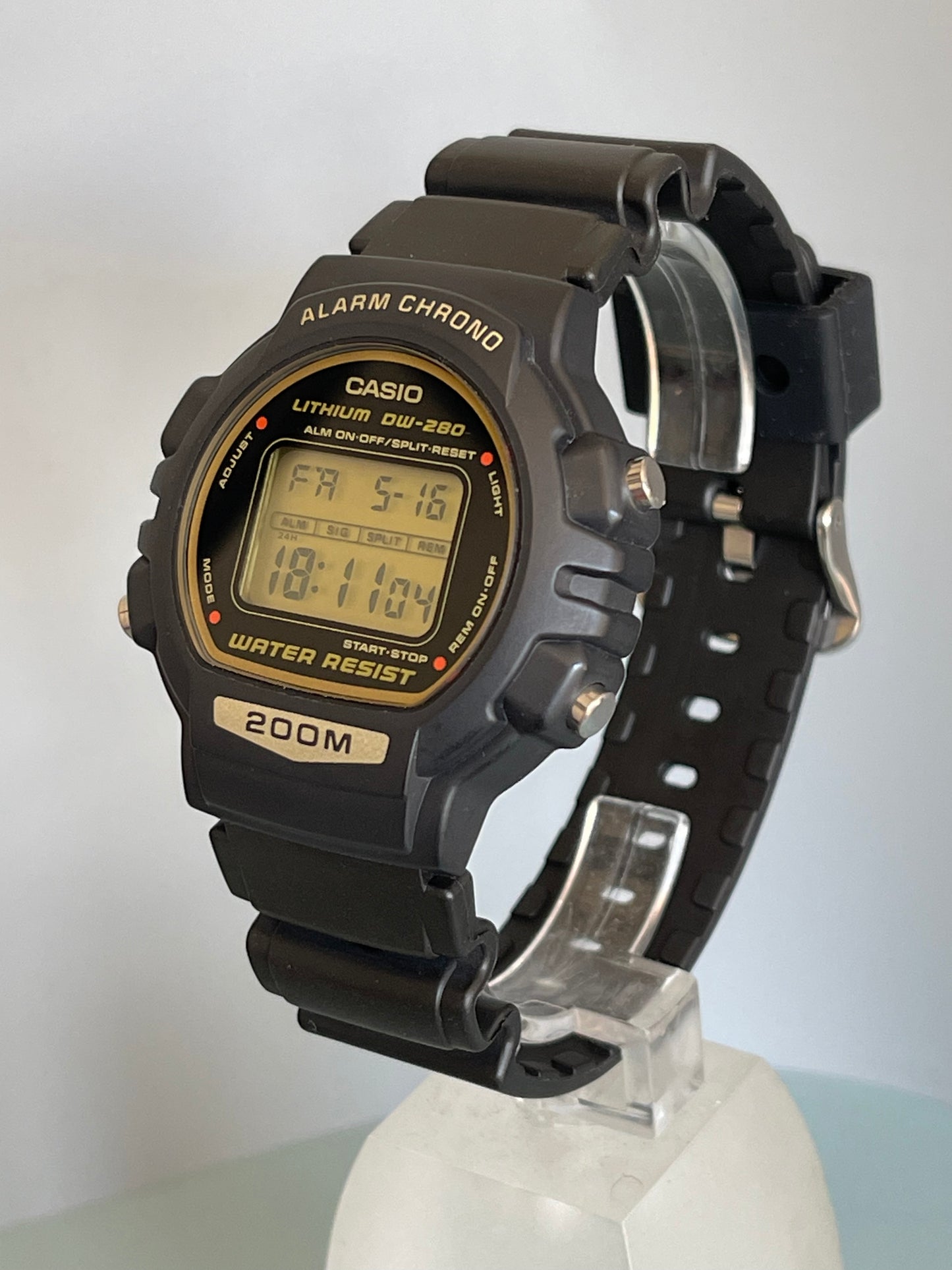 1992 Casio DW-280 Gold Screen