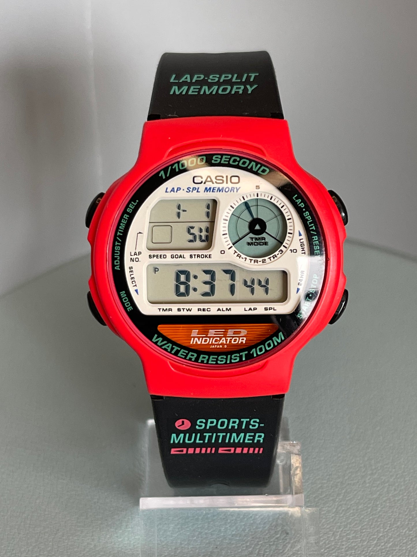 1993 casio LED-10 Japan Rare red model