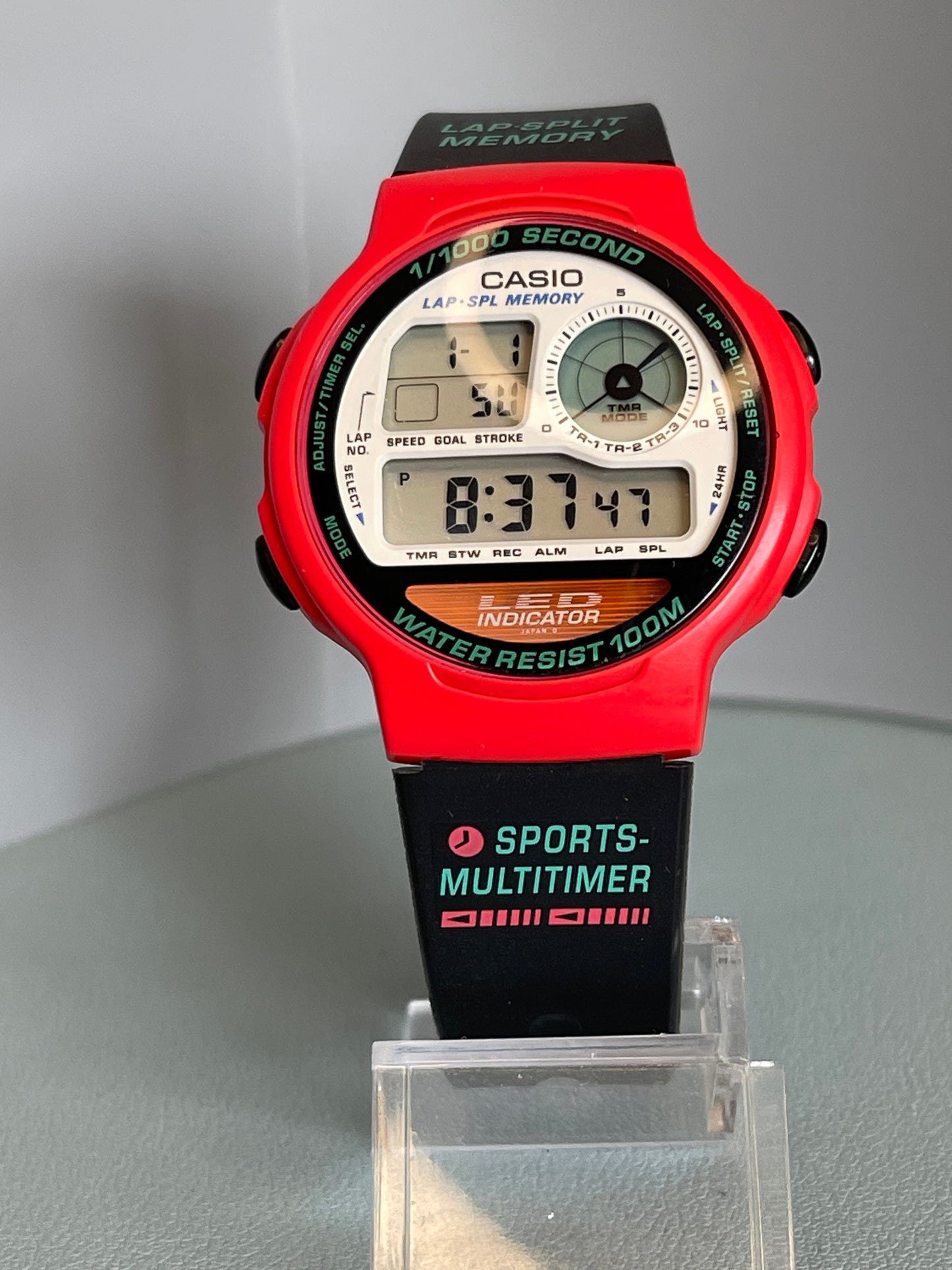 1993 casio LED-10 Japan Rare red model