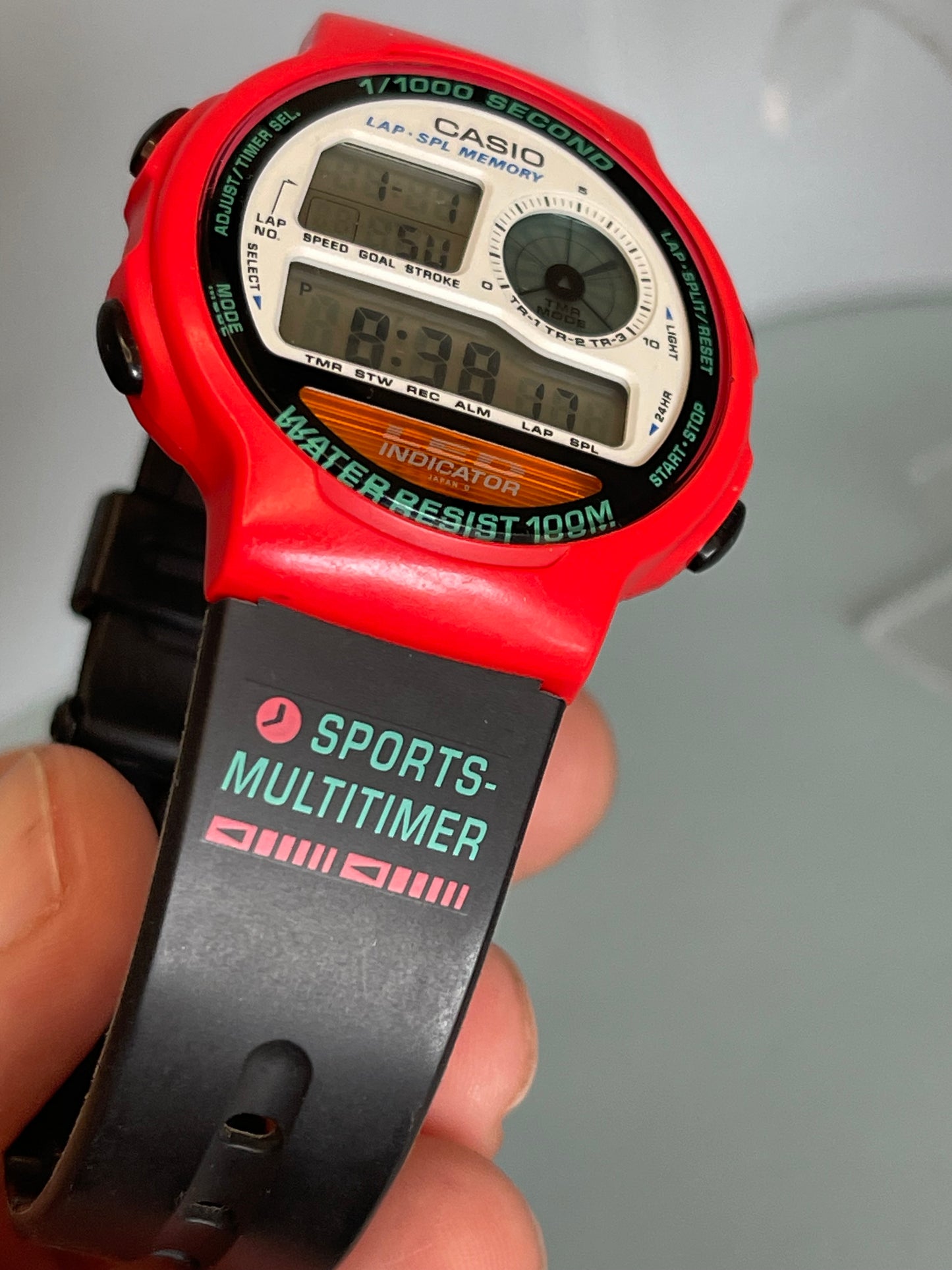 1993 casio LED-10 Japan Rare red model
