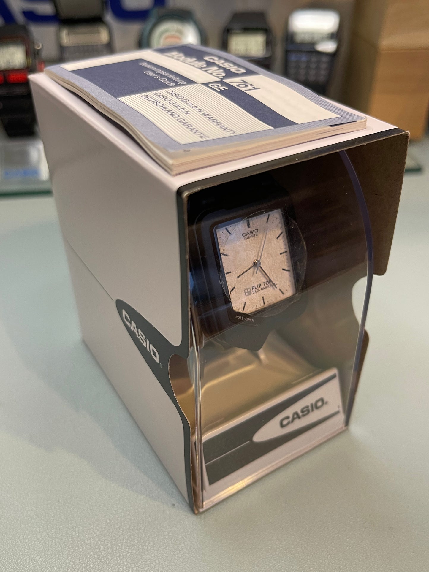 1993 CASIO FTP-30 FLIP TOP CALCULATOR NEW OLD STOCK
