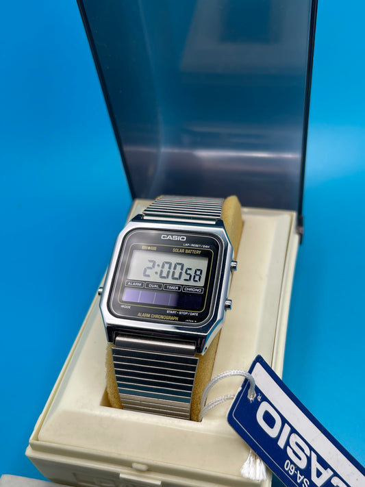 1984 Casio SA-60 with box, manual and tag
