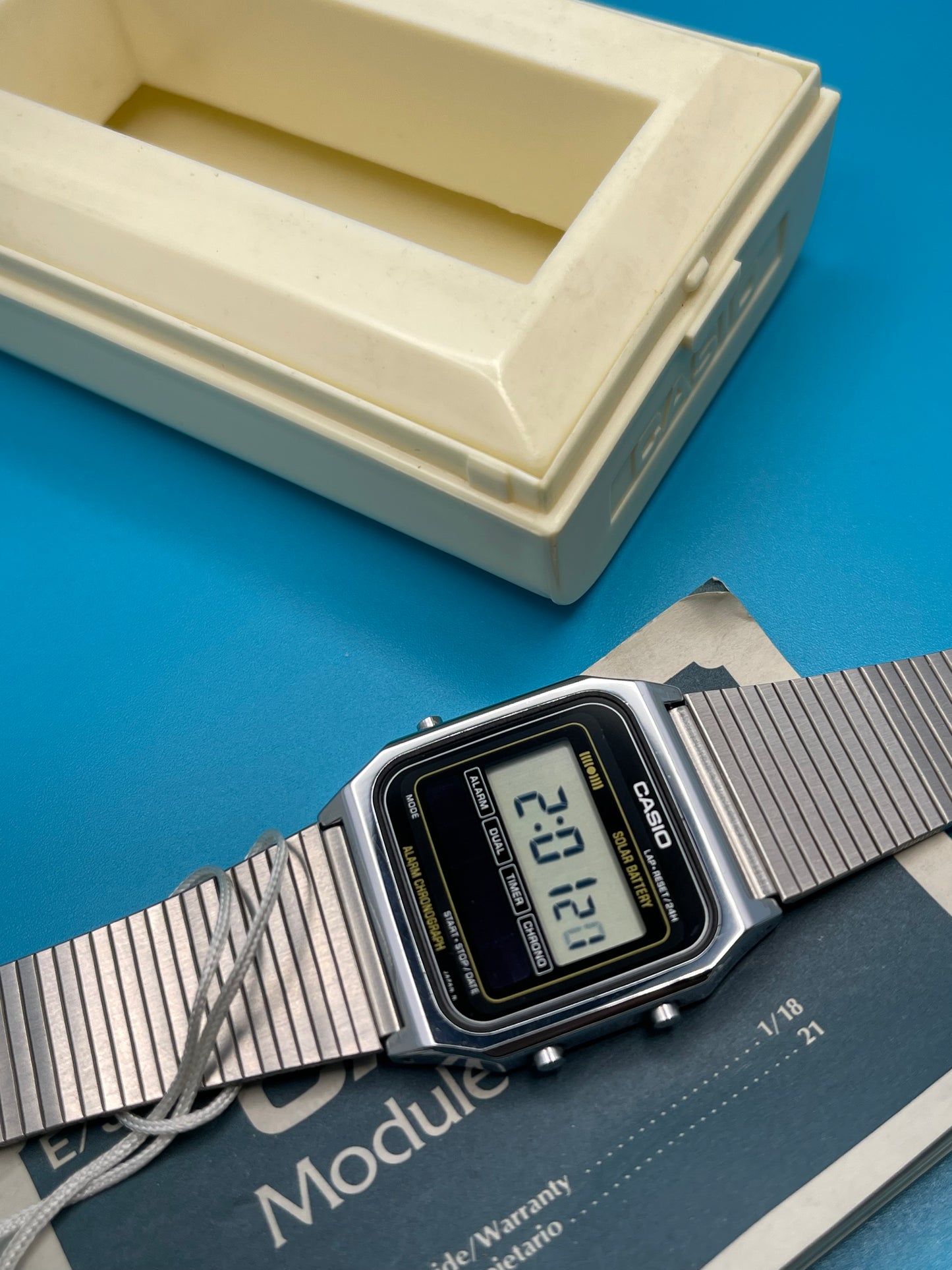 1984 Casio SA-60 with box, manual and tag