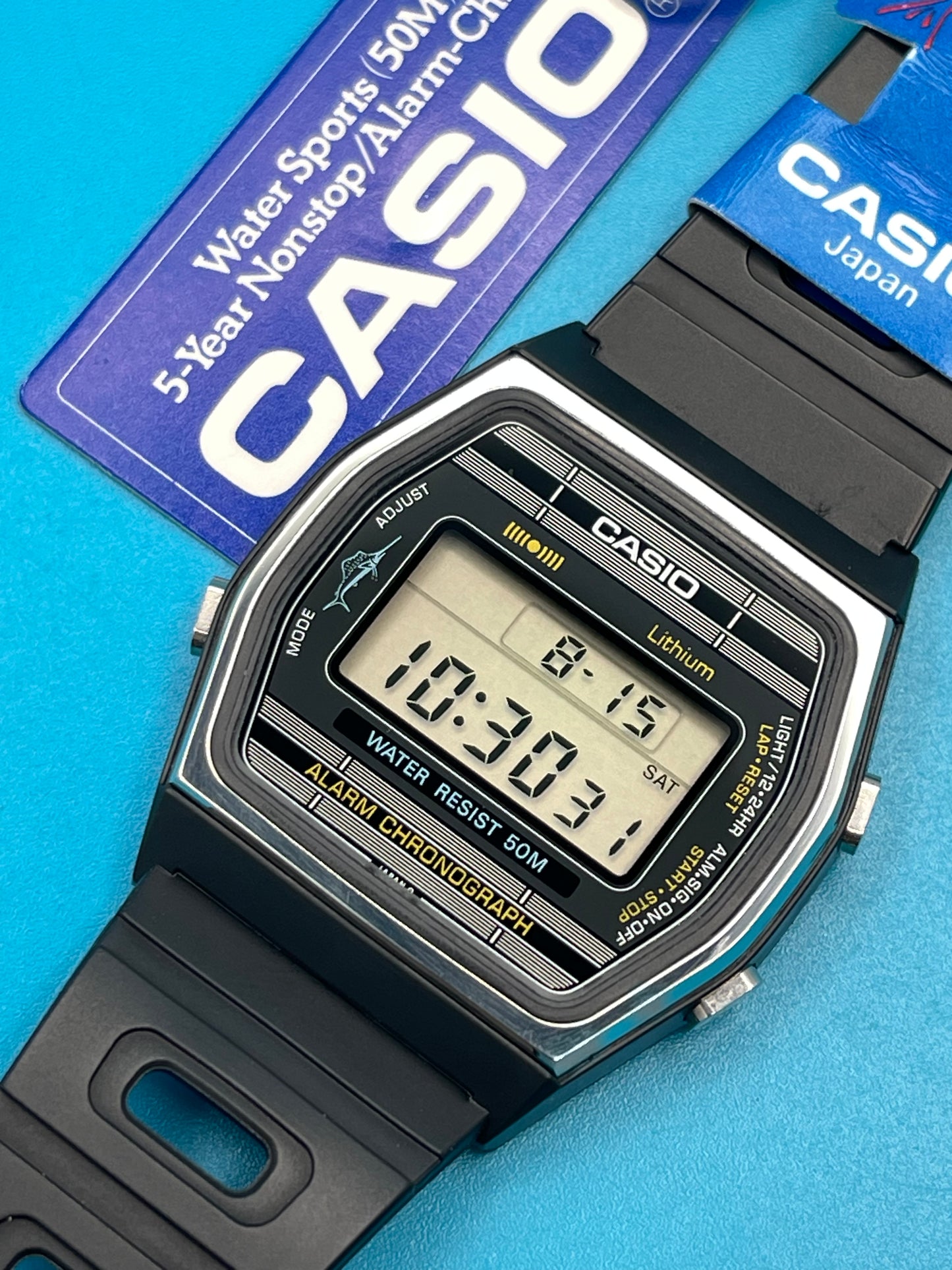 1980 Casio W-21 Marlin New Old Stock