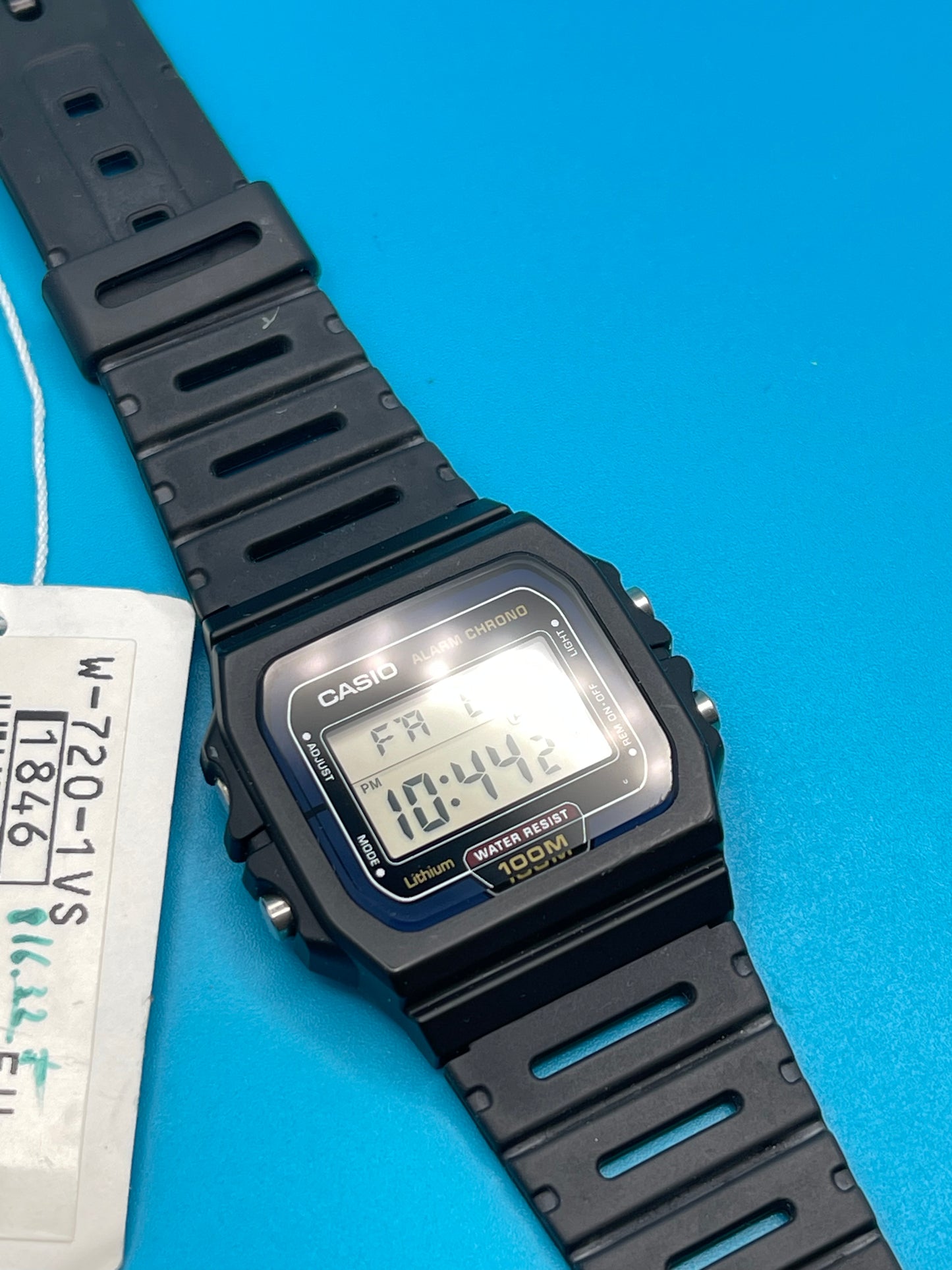 Casio W-720 with tag