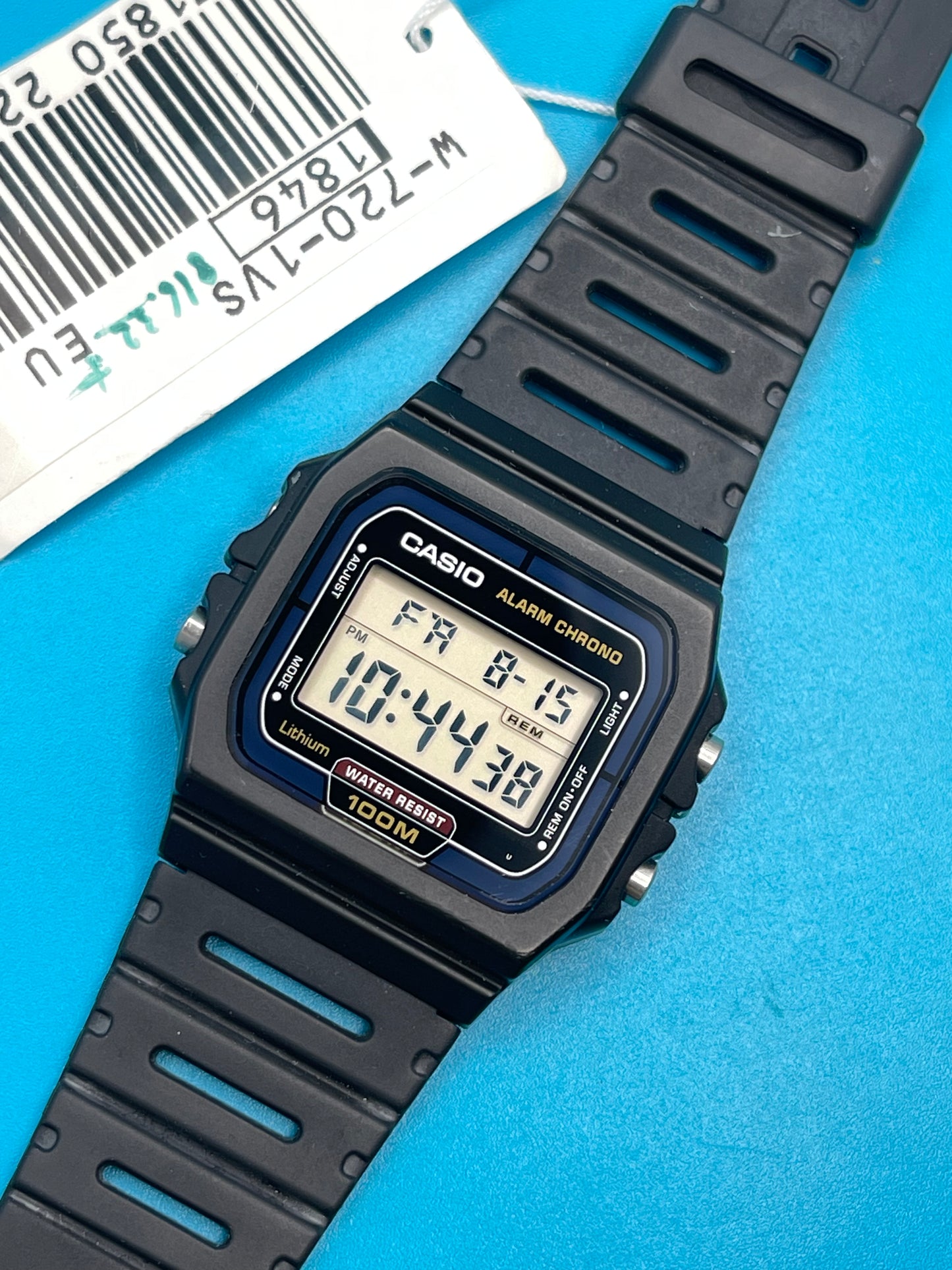 Casio W-720 with tag