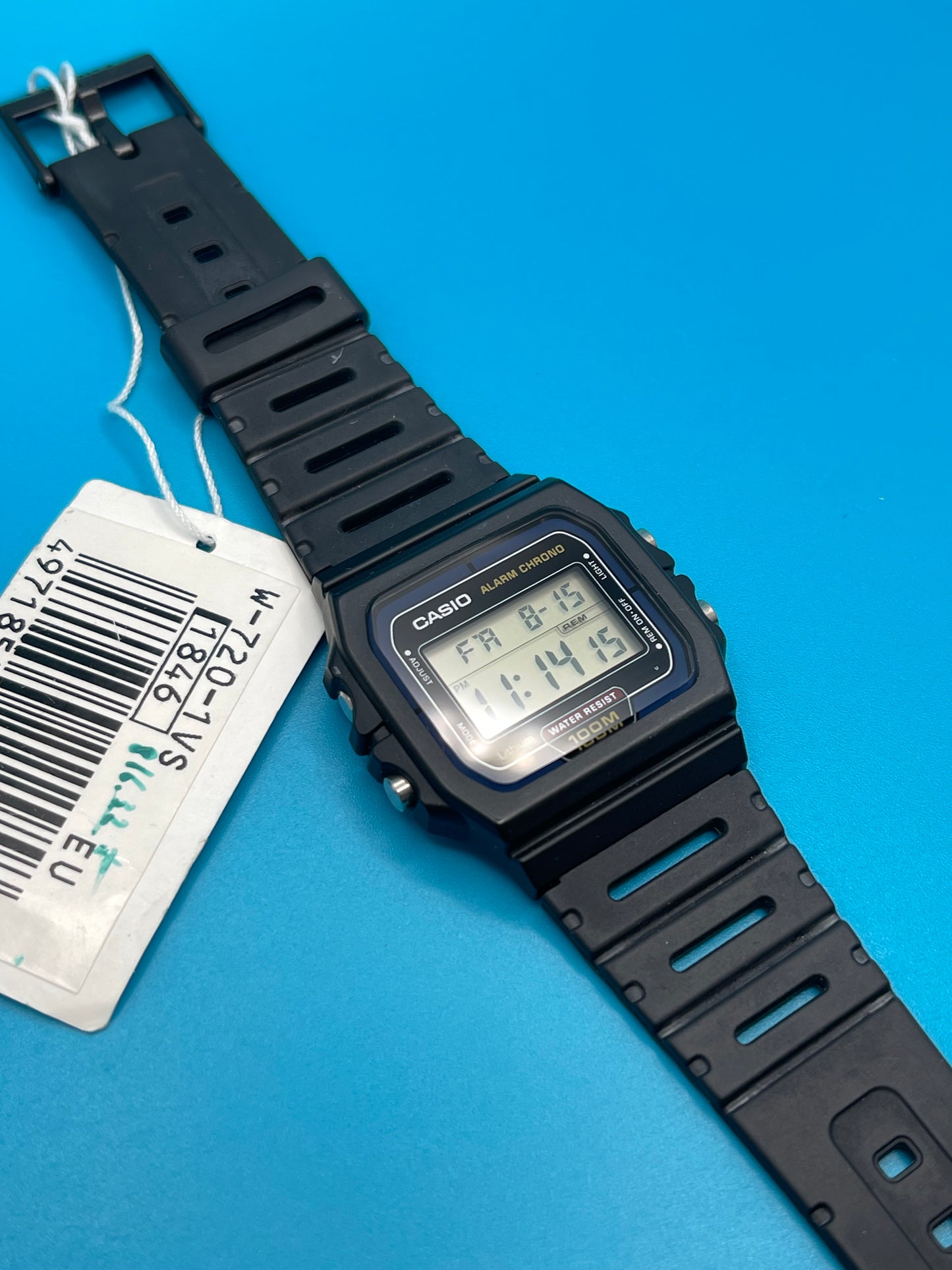Casio W-720 with tag