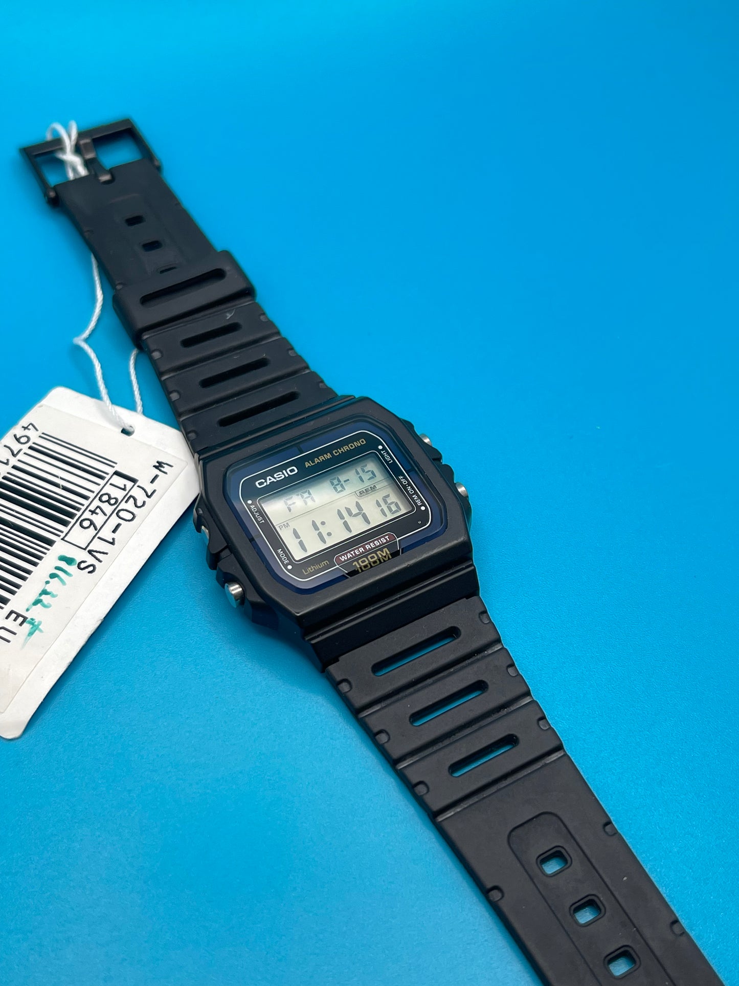 Casio W-720 with tag