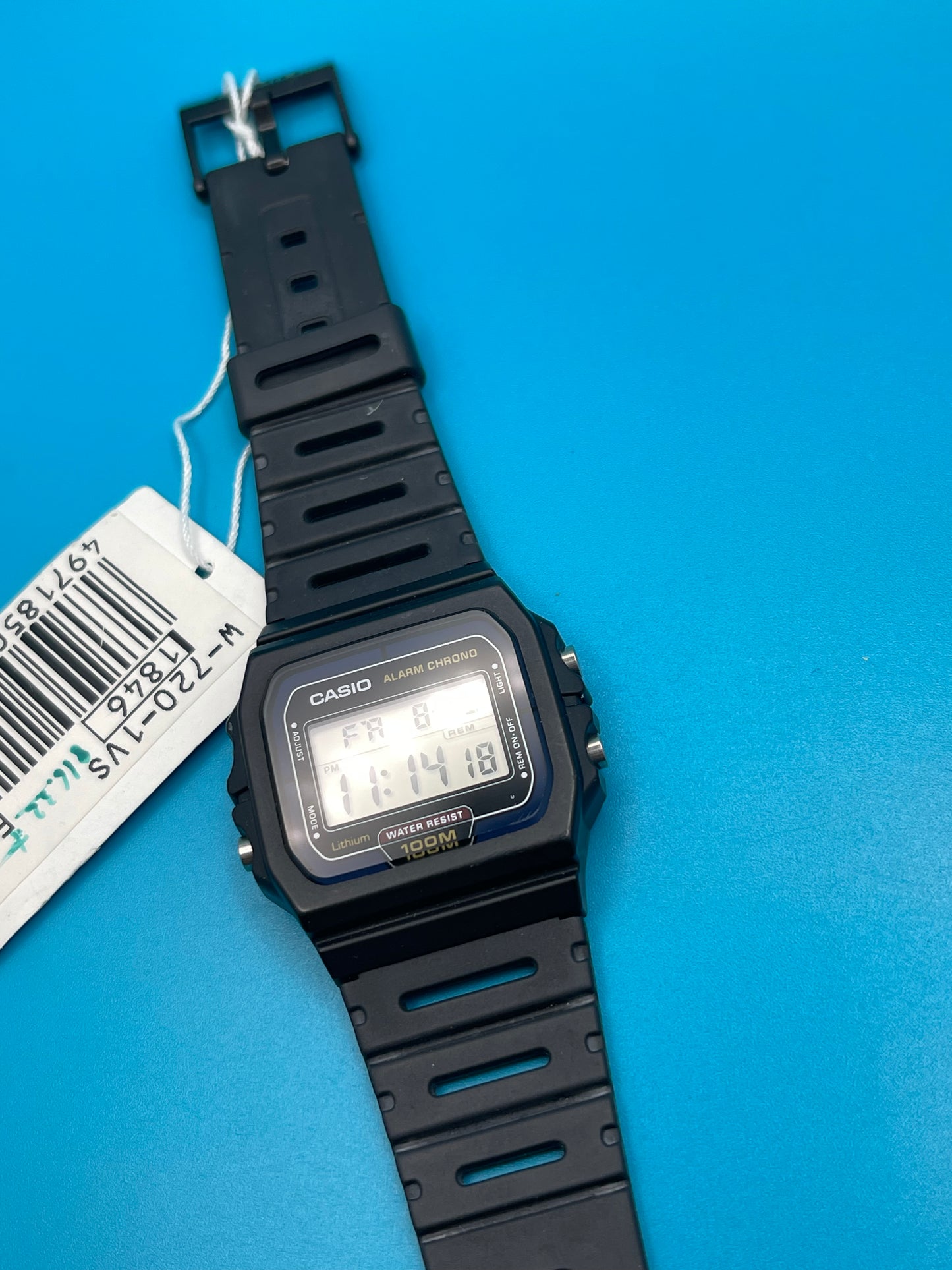 Casio W-720 with tag