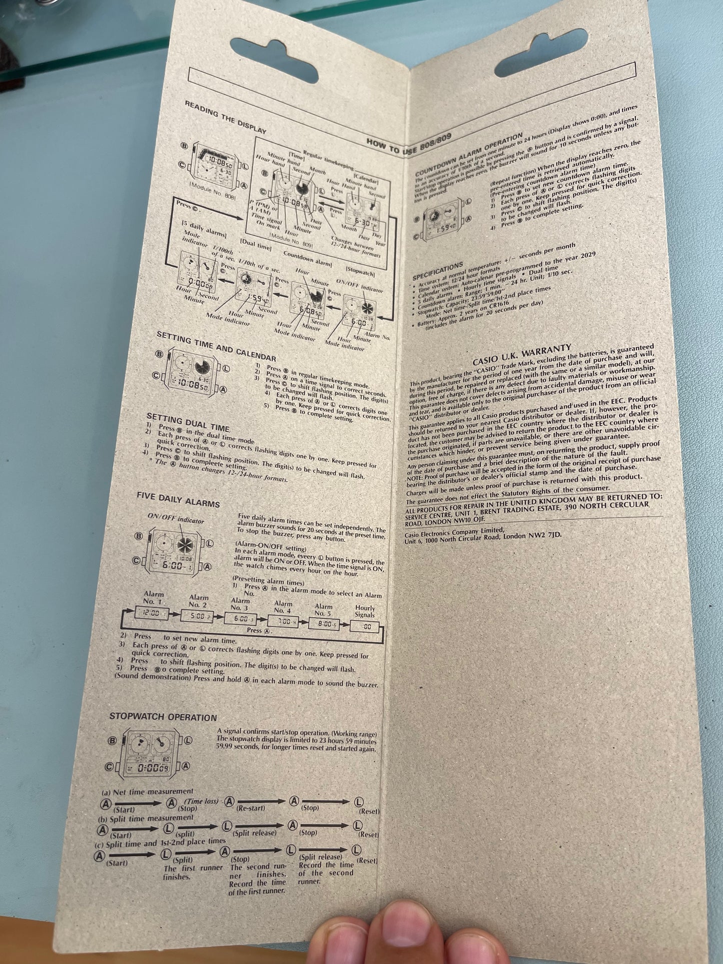 1988 CASIO AE-21 BRAND NEW