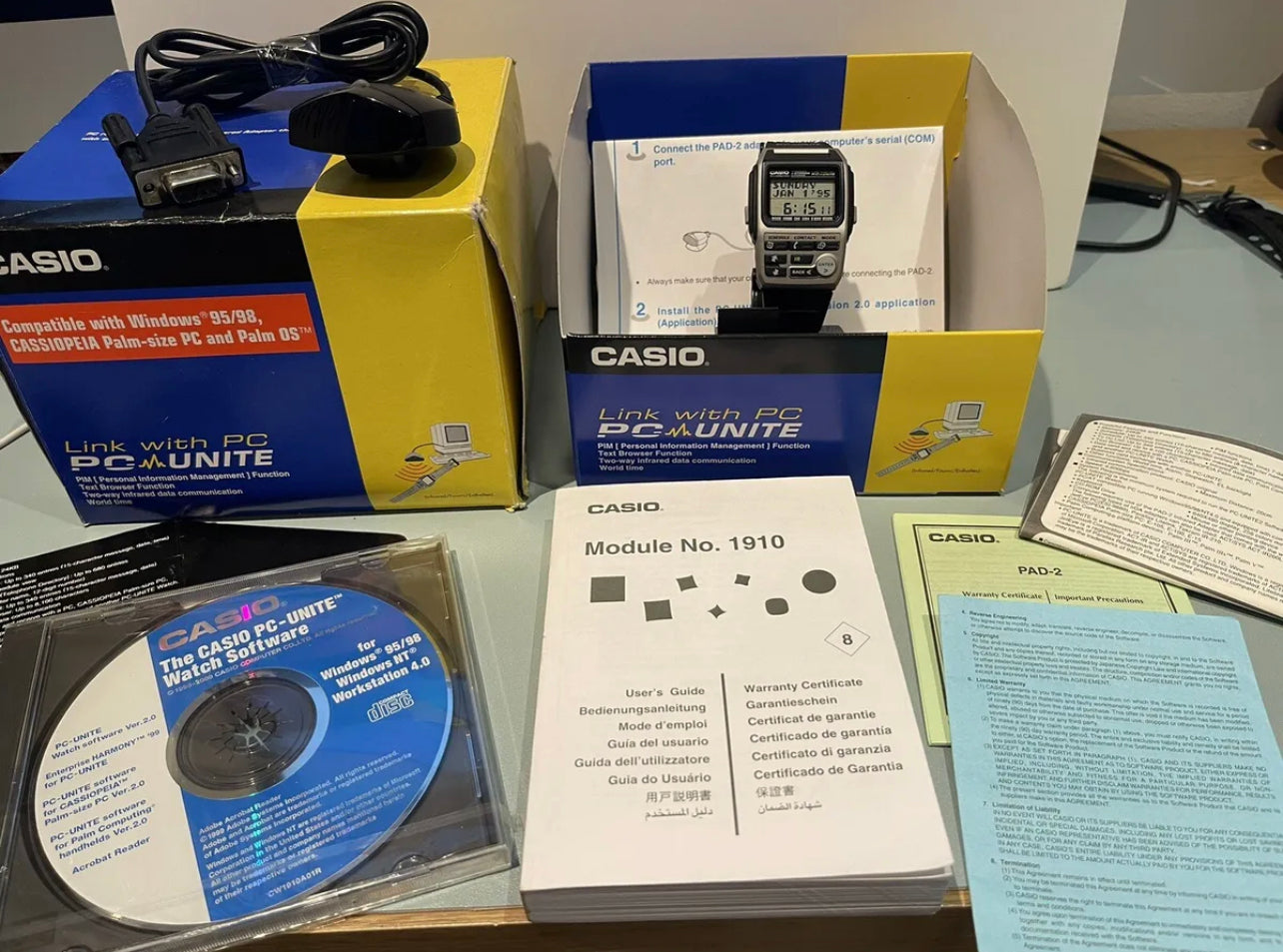Casio PC Unite Watch New Old Stock