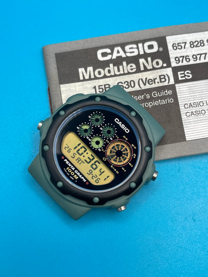 1992 Casio PGW-30 Penta Graph blue