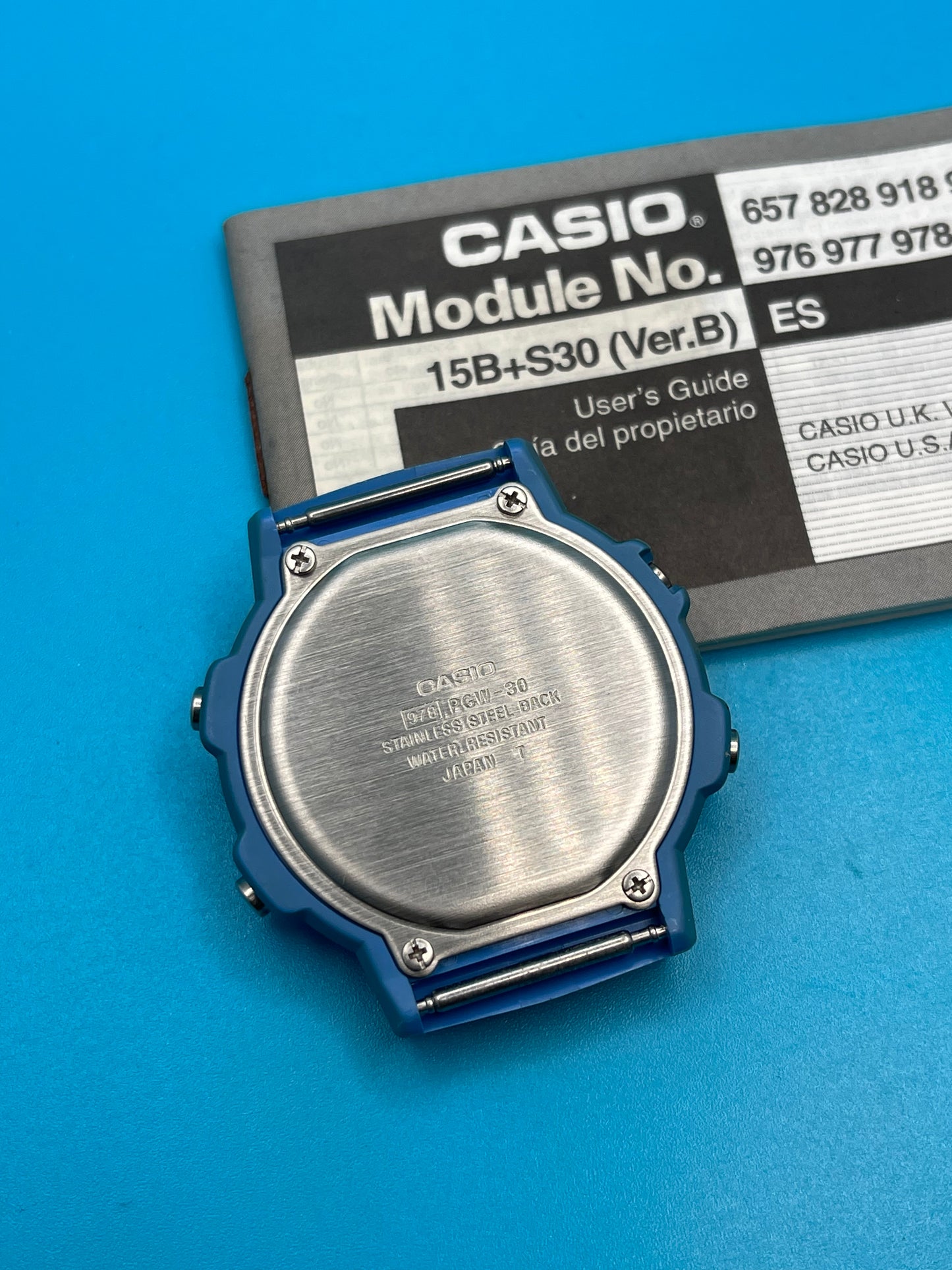 1992 Casio PGW-30 Penta Graph blue