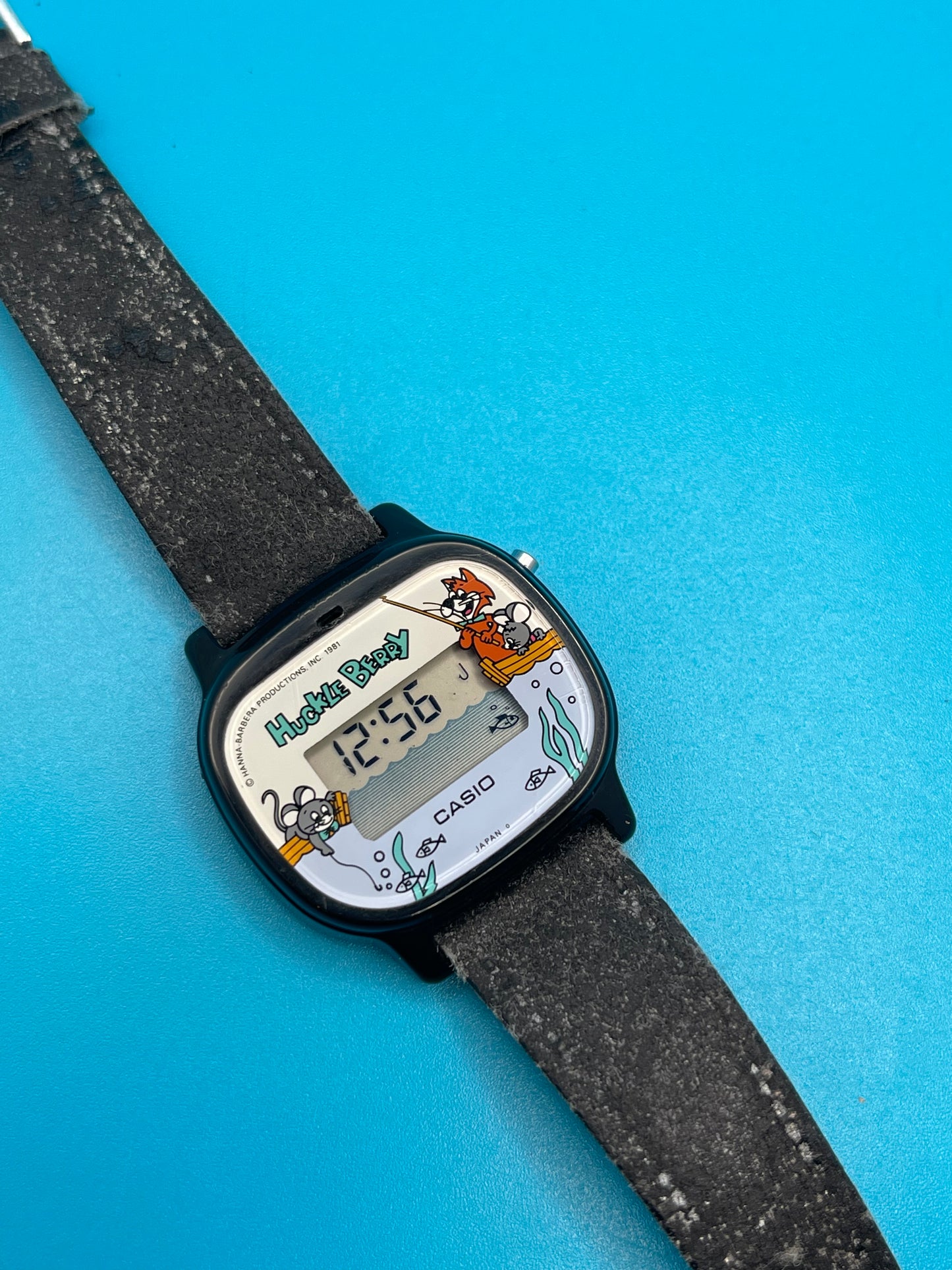 1982 Casio AG-20 Game watch. Mega rare Huckle Berry Hanna Barbera