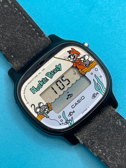 1982 Casio AG-20 Game watch. Mega rare Huckle Berry Hanna Barbera