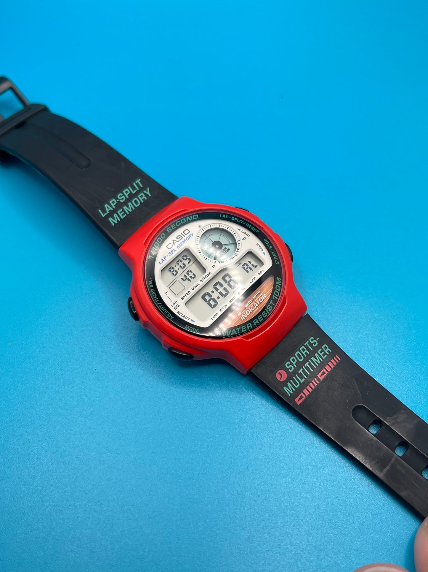 1993 Casio LED-10 Red case