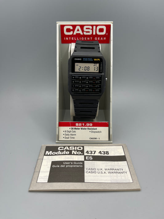 1995 Casio CA-53 in its box with manual
