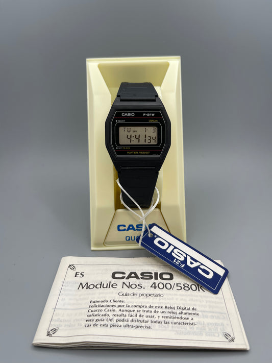 1984 Casio F21 unused in its original box (RARE FIND)