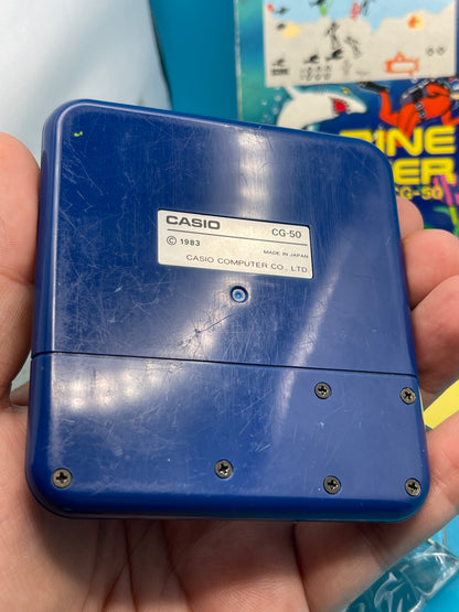 1980s Casio CG-50 LCD Handheld game MARINE HUNTER game