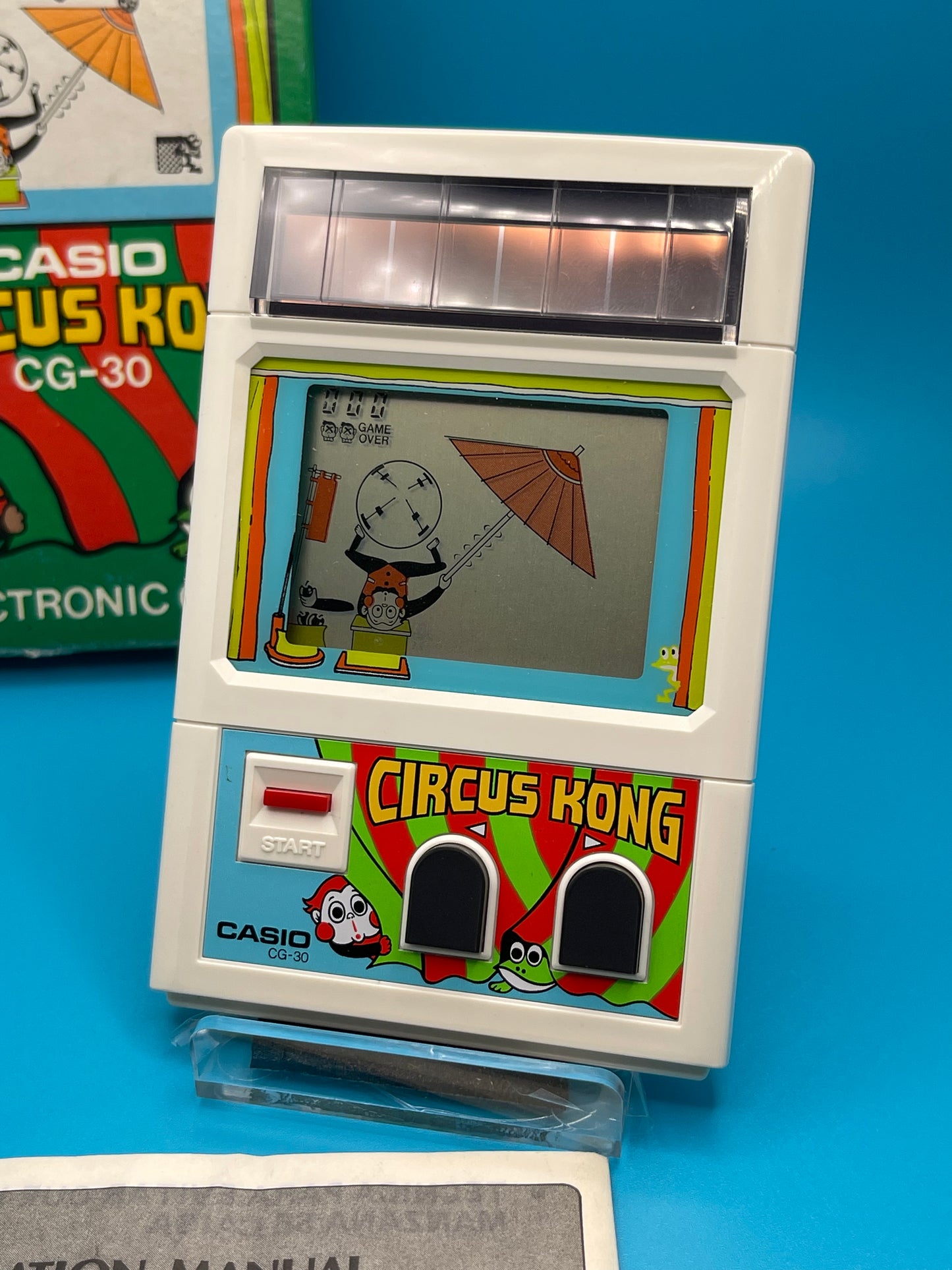 1980s Casio CG-30 CIRCUS KONG Lcd Game