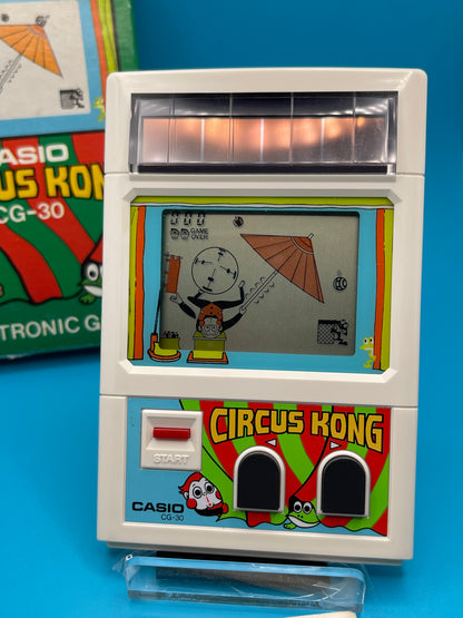 1980s Casio CG-30 CIRCUS KONG Lcd Game