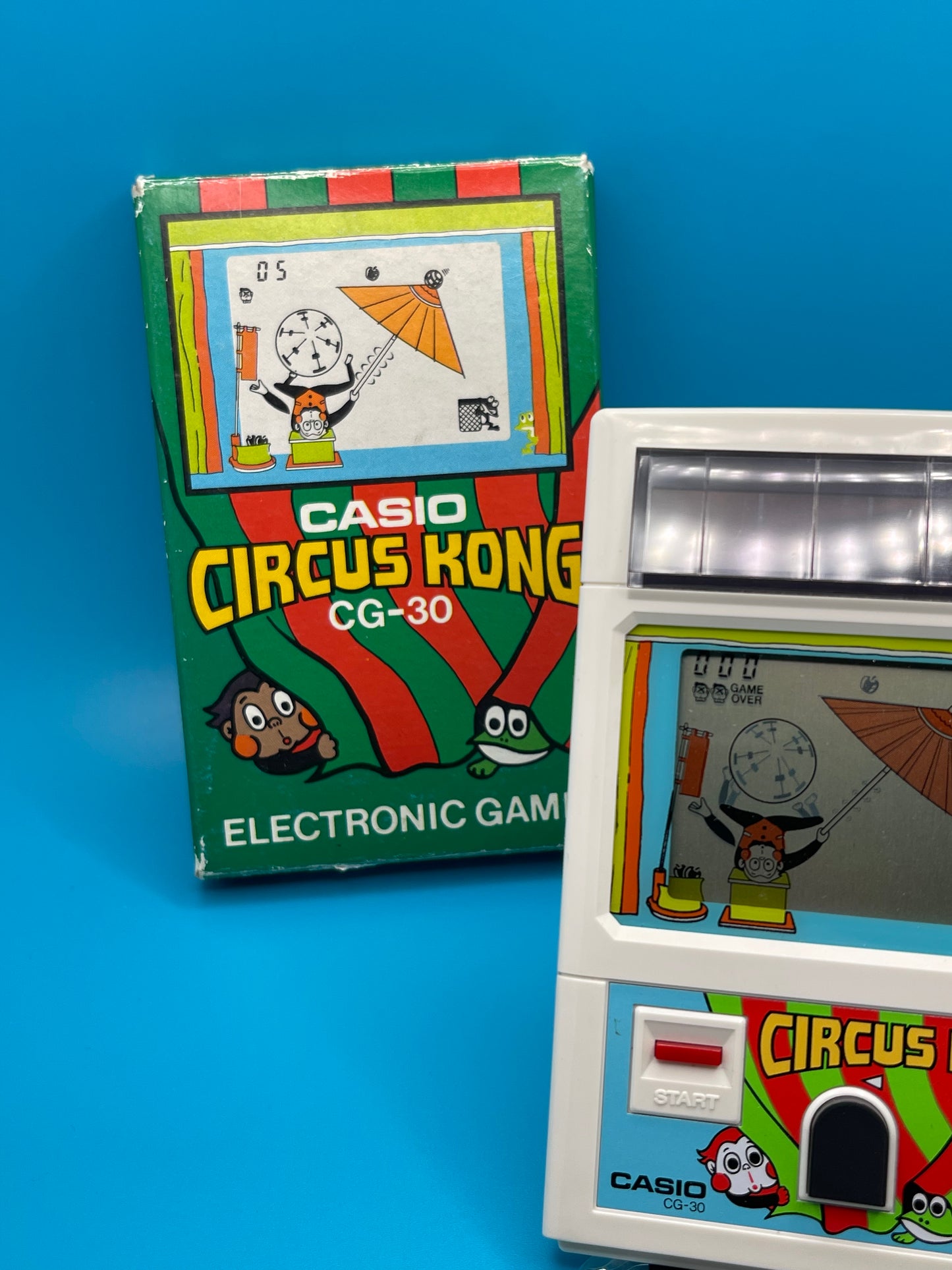1980s Casio CG-30 CIRCUS KONG Lcd Game