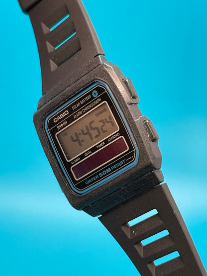 1984 Casio W-27 solar watch