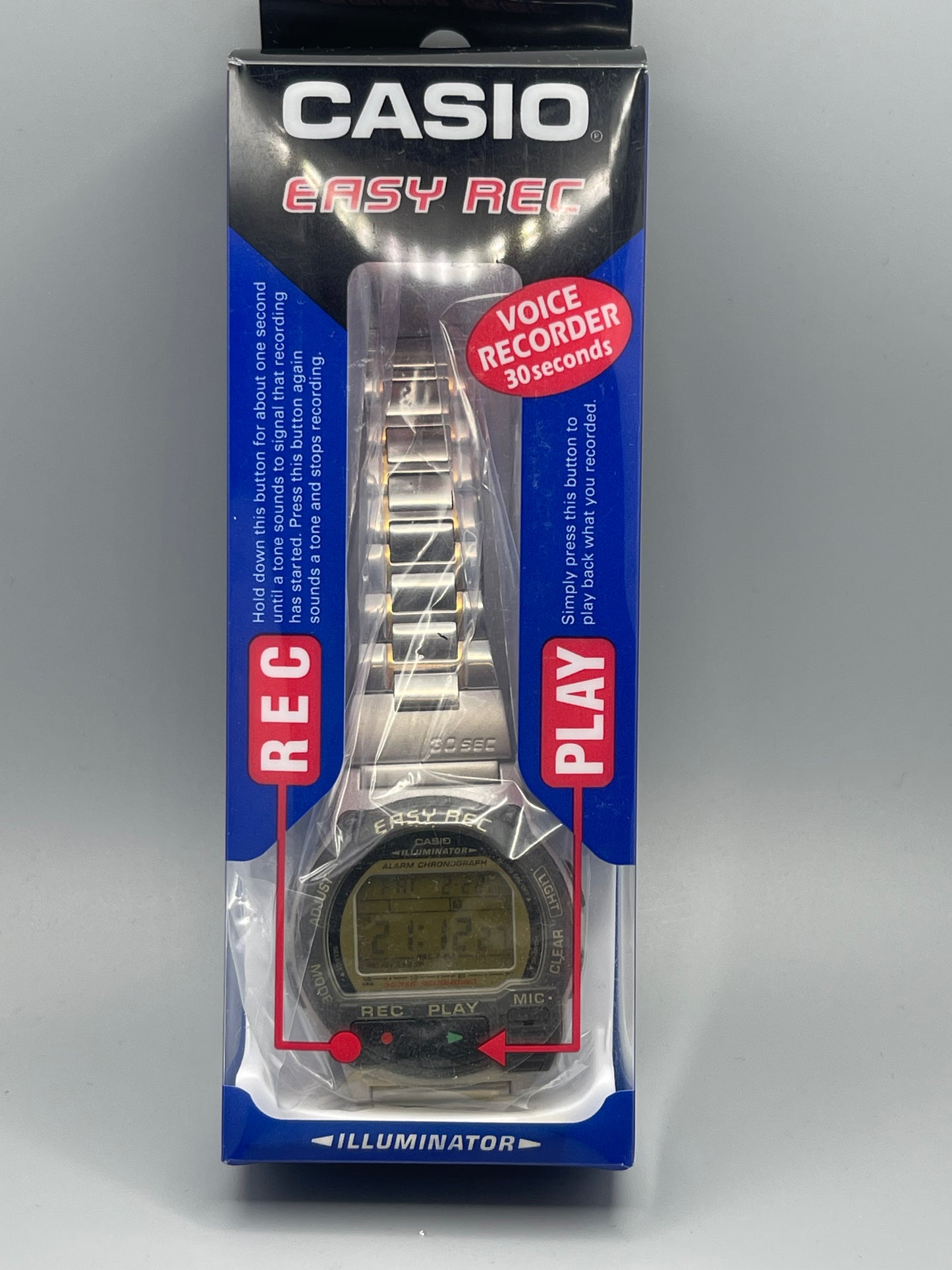 Casio A-V3 Recorder Watch NEW OLD STOCK