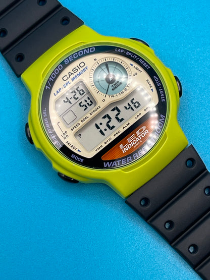 1992 Casio LED-10 rare lime green