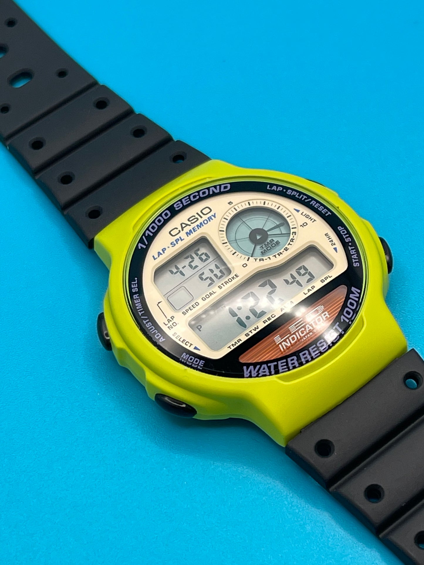 1992 Casio LED-10 rare lime green