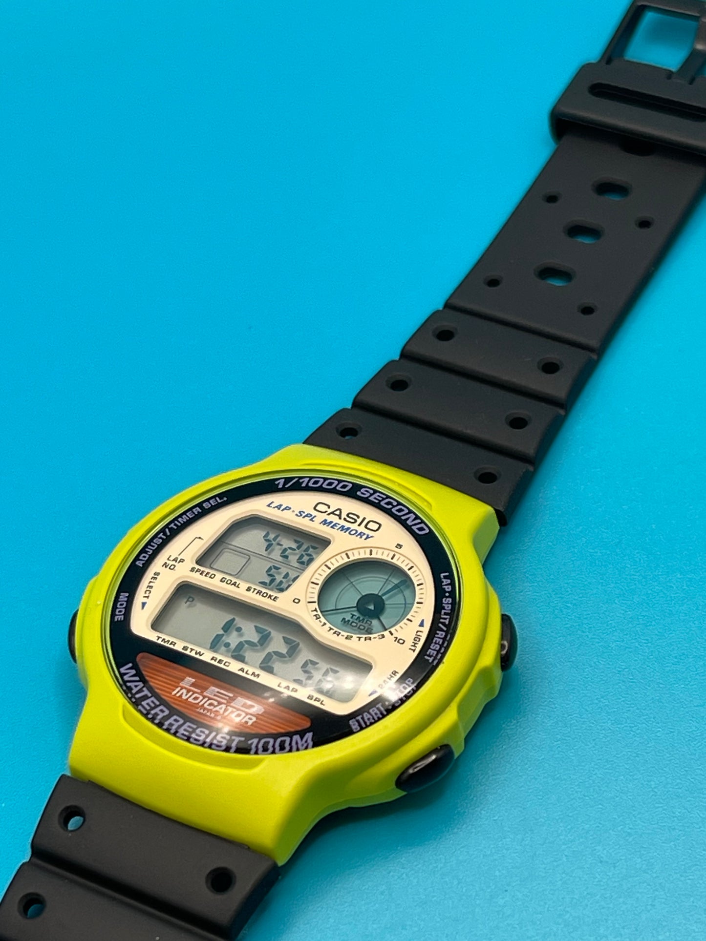 1992 Casio LED-10 rare lime green