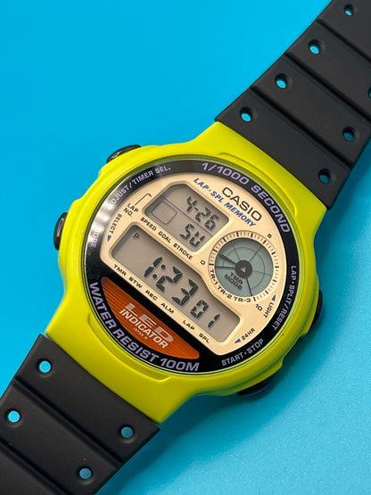 1992 Casio LED-10 rare lime green