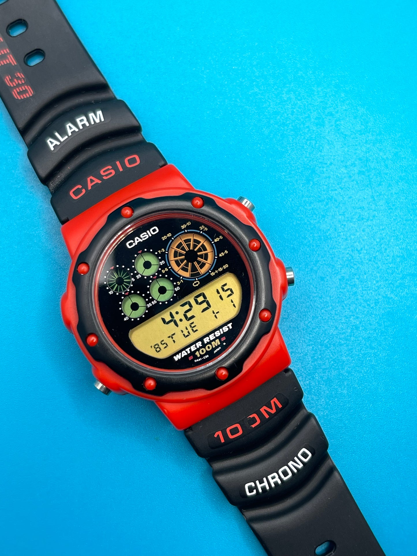 1992 Casio PGW-30 Rare red