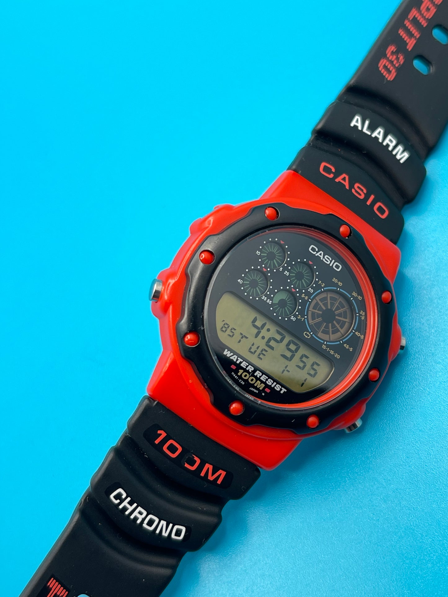 1992 Casio PGW-30 Rare red