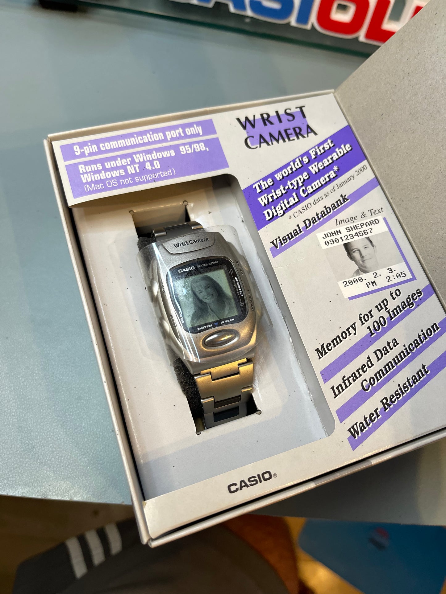 Casio WQV-2DS Camera watch