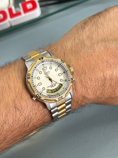 1990 Casio Oceanus 200M Divers watch, AD-702 new old stock