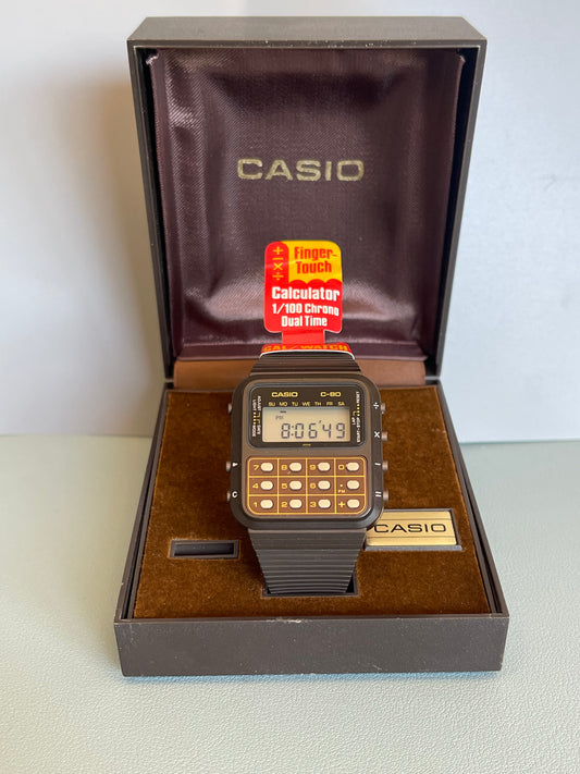 1980 Casio C-80 The rare Brown version
