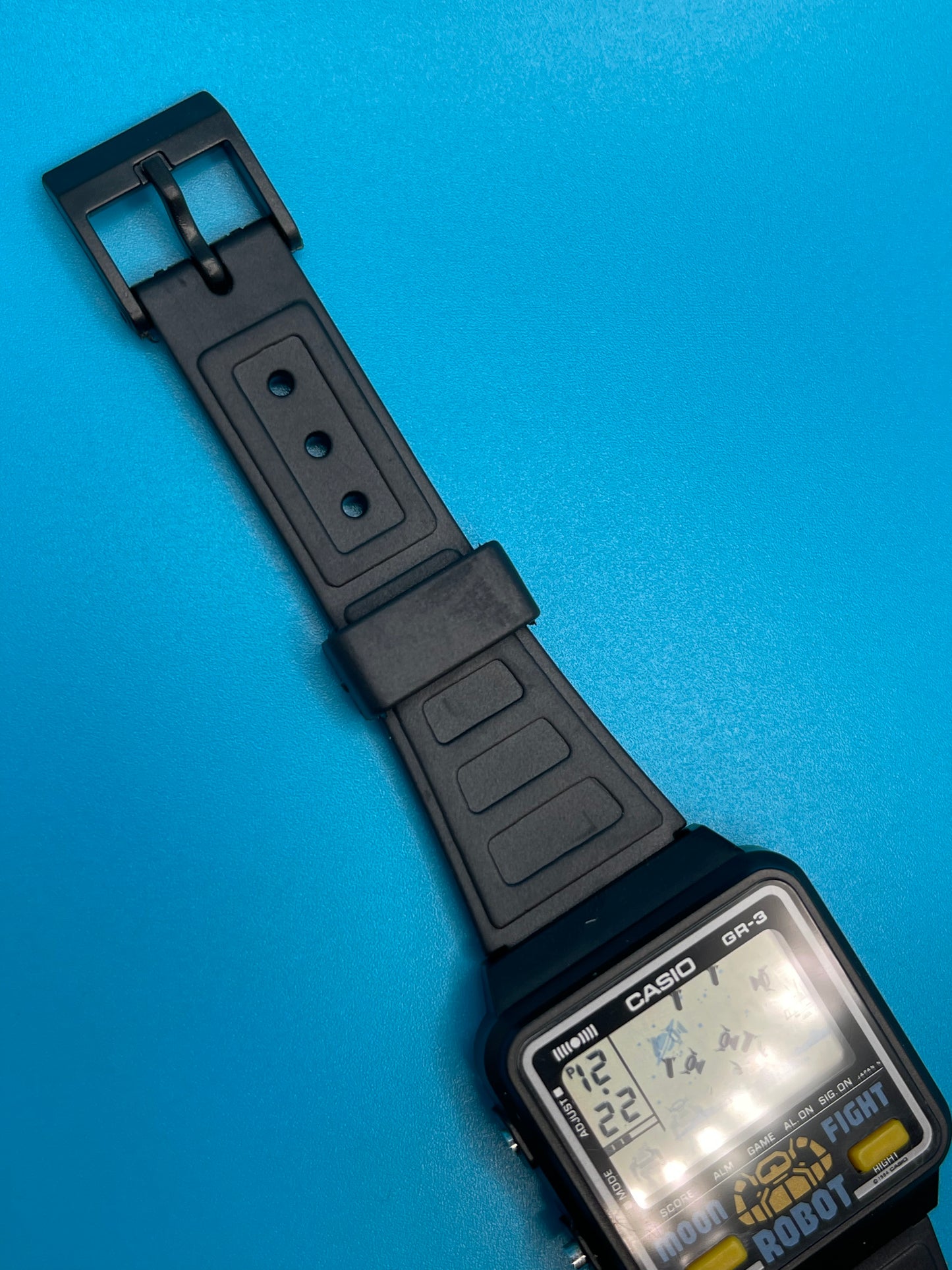 1984 Casio GR-3 Moon Fight Robot Game watch