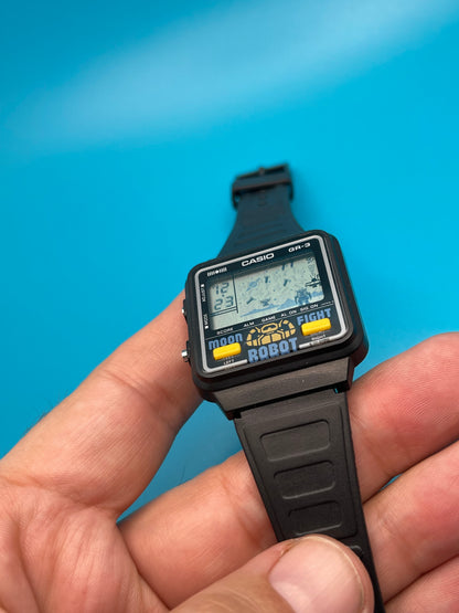 1984 Casio GR-3 Moon Fight Robot Game watch